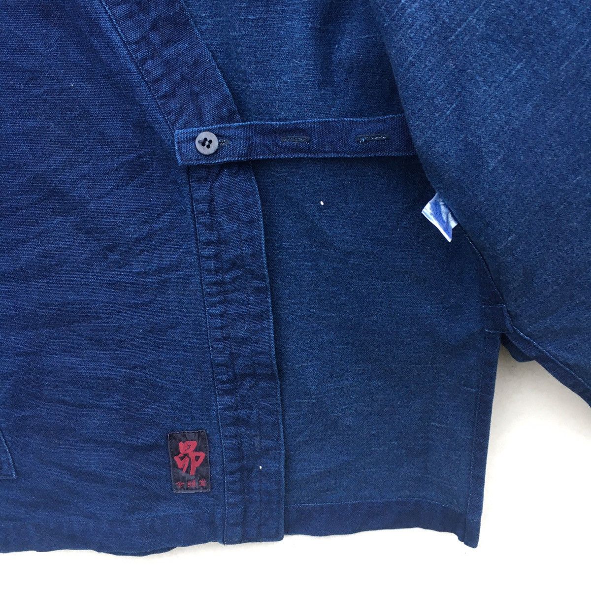 Indigo Vtg Japanese HaoriNoragi Indigo Wrap Kimono Inspired Visvim Size US L / EU 52-54 / 3 - 7 Thumbnail
