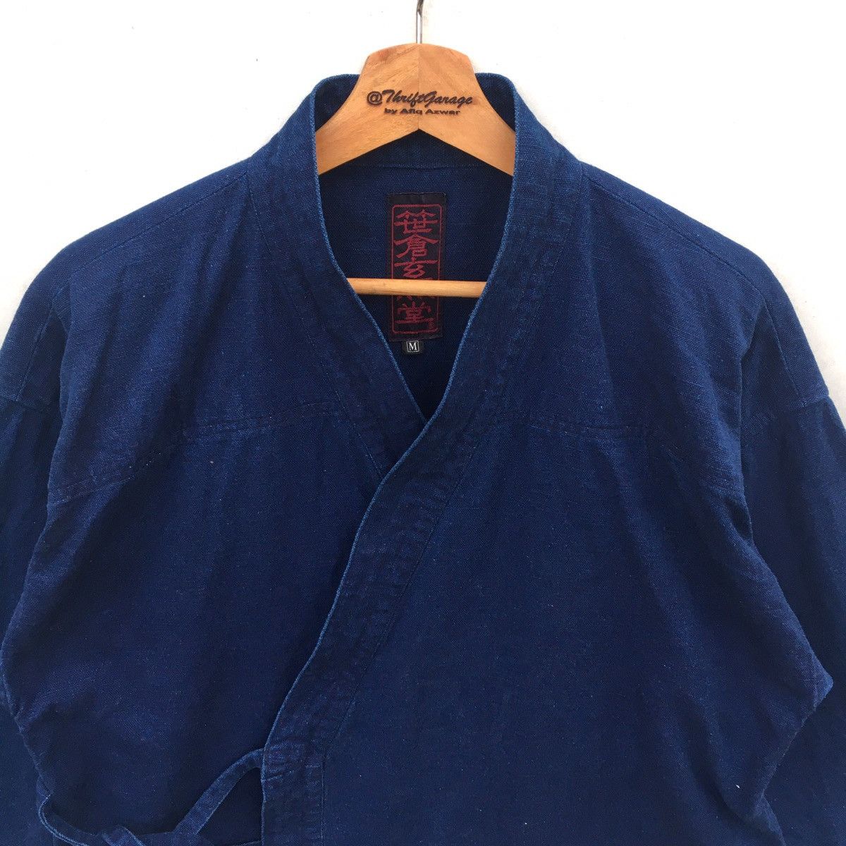 Indigo Vtg Japanese HaoriNoragi Indigo Wrap Kimono Inspired Visvim Size US L / EU 52-54 / 3 - 2 Thumbnail