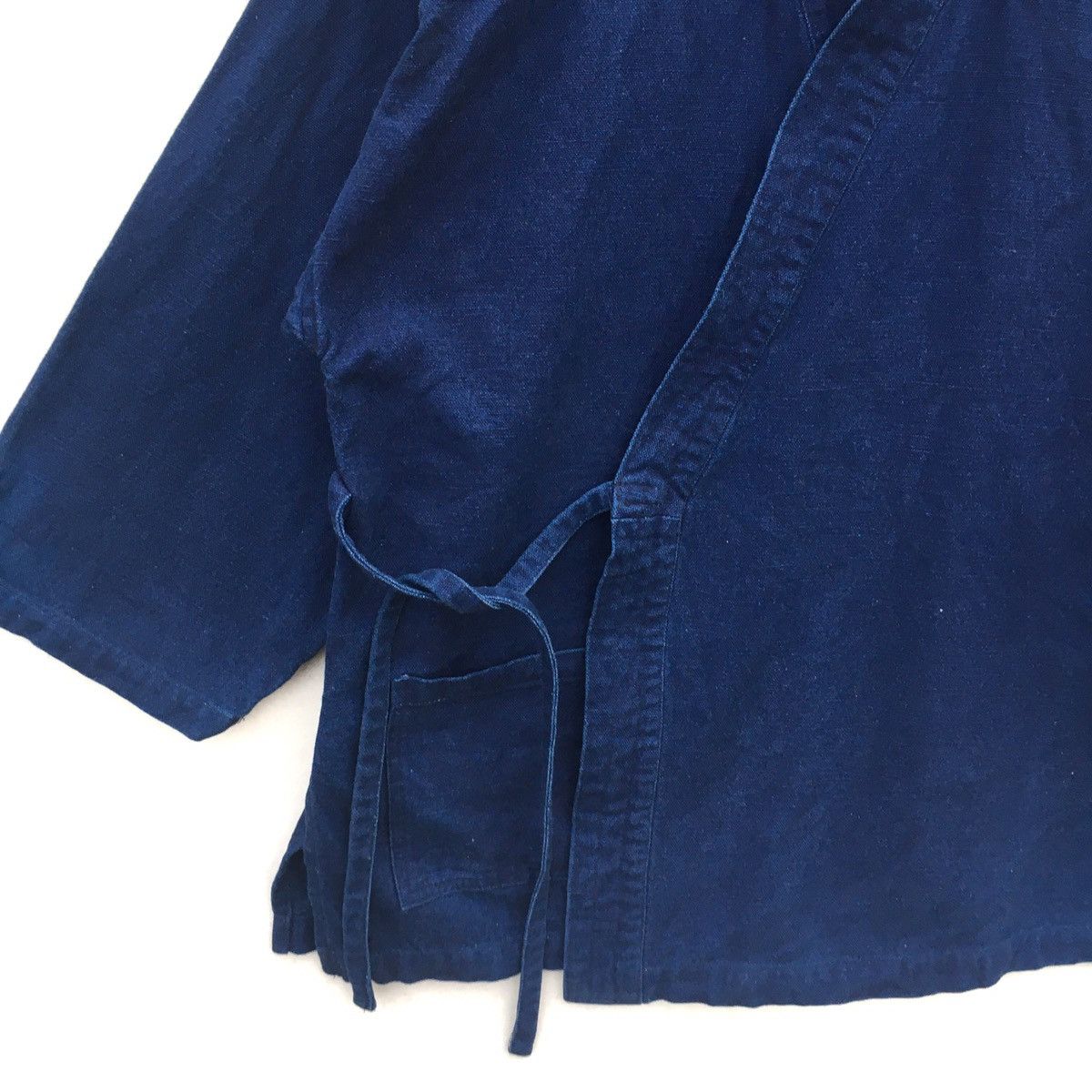 Indigo Vtg Japanese HaoriNoragi Indigo Wrap Kimono Inspired Visvim Size US L / EU 52-54 / 3 - 5 Thumbnail