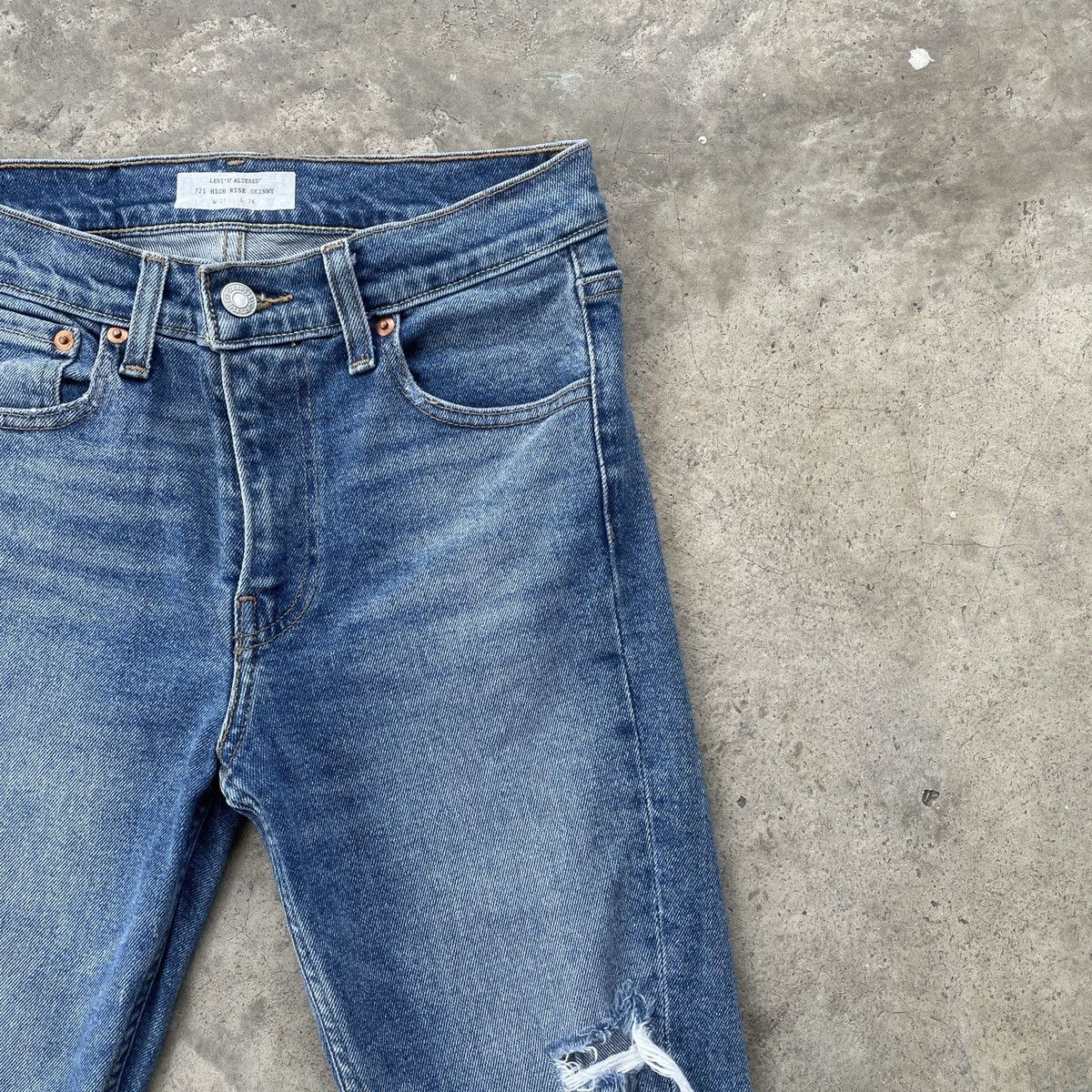 Levi's Vintage Levi’s Skinny Jeans W27x25.5 Levi’s Denim Pants Size US 27 - 4 Thumbnail