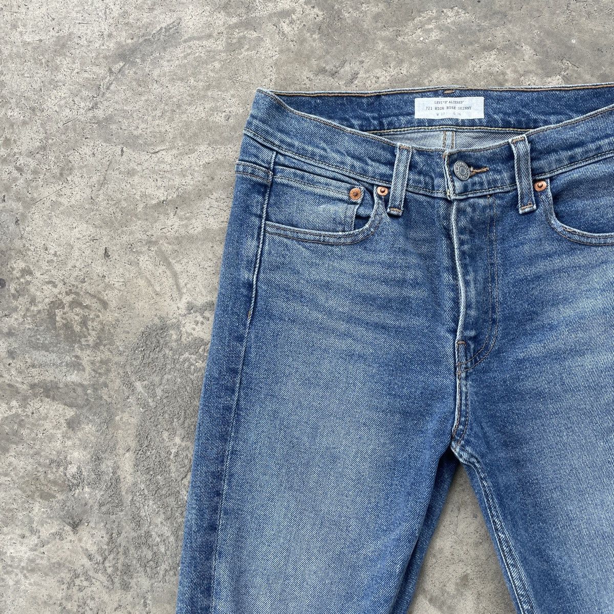Levi's Vintage Levi’s Skinny Jeans W27x25.5 Levi’s Denim Pants Size US 27 - 3 Thumbnail