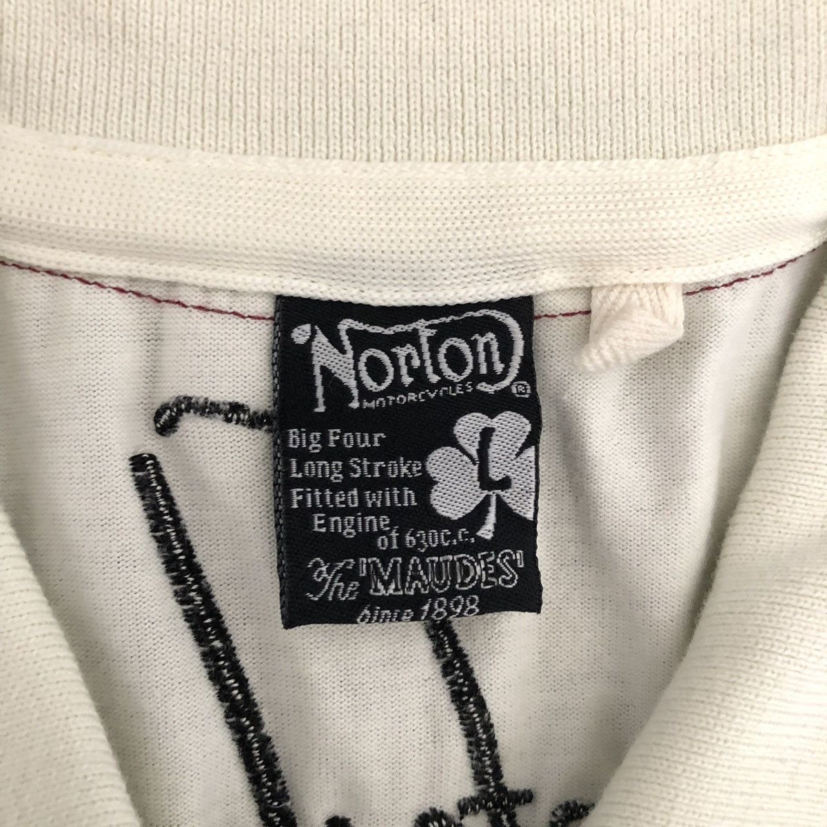 Japanese Brand Norton Spell Out Embroidered Logo T shirt Size US L / EU 52-54 / 3 - 7 Thumbnail