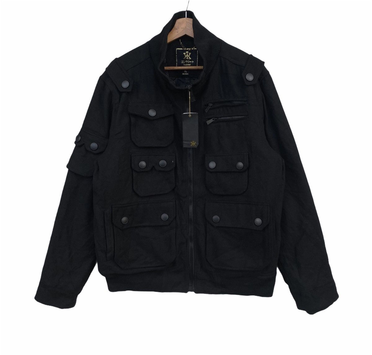 If Six Was Nine NWT Konkreet Tactical Utility Multipocket Wool Jacket Size US L / EU 52-54 / 3 - 1 Thumbnail