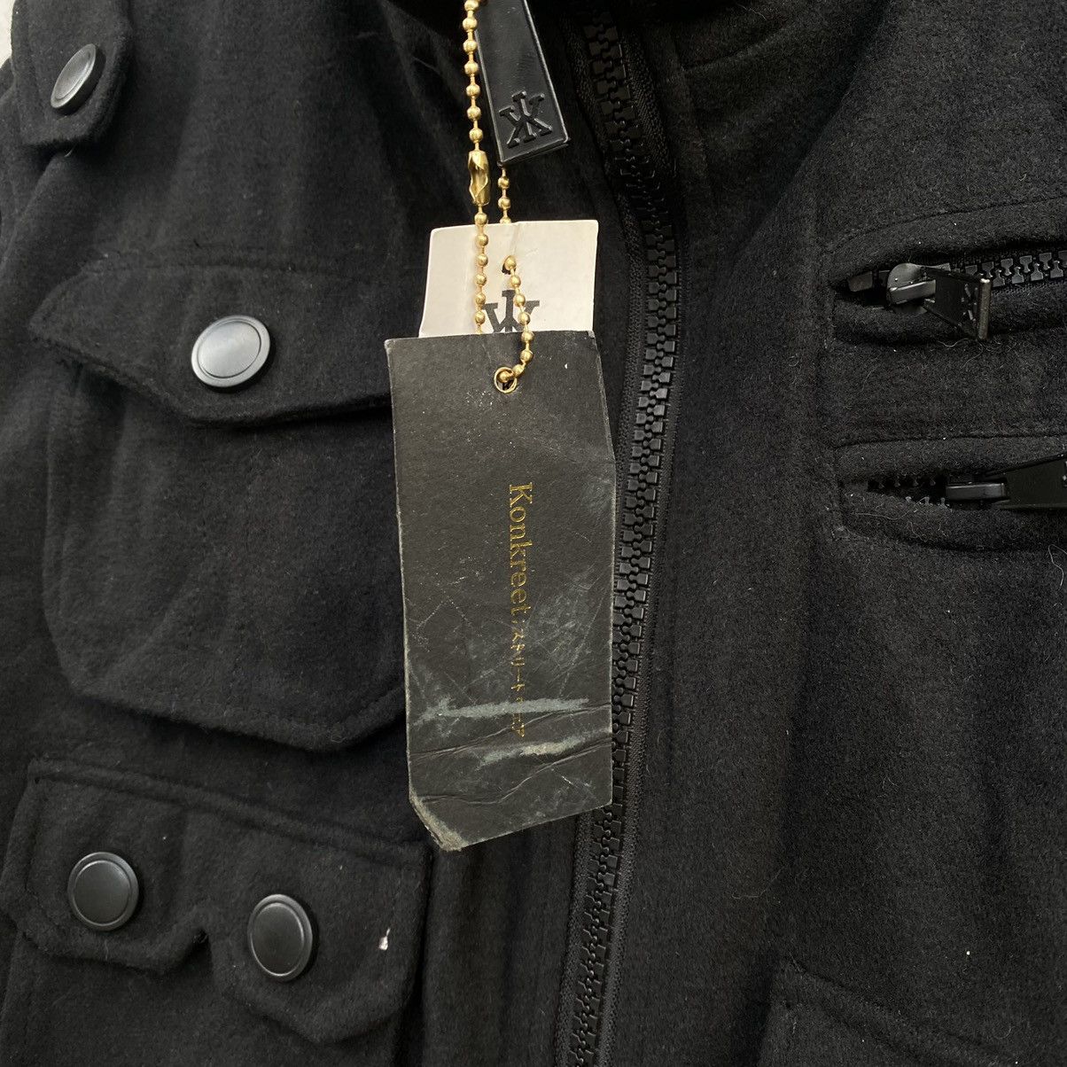 If Six Was Nine NWT Konkreet Tactical Utility Multipocket Wool Jacket Size US L / EU 52-54 / 3 - 9 Thumbnail