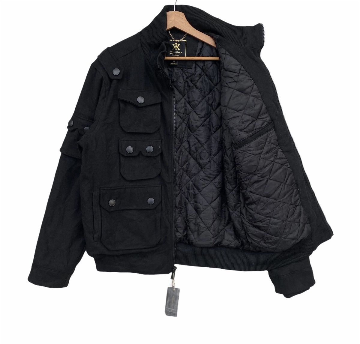 If Six Was Nine NWT Konkreet Tactical Utility Multipocket Wool Jacket Size US L / EU 52-54 / 3 - 7 Thumbnail