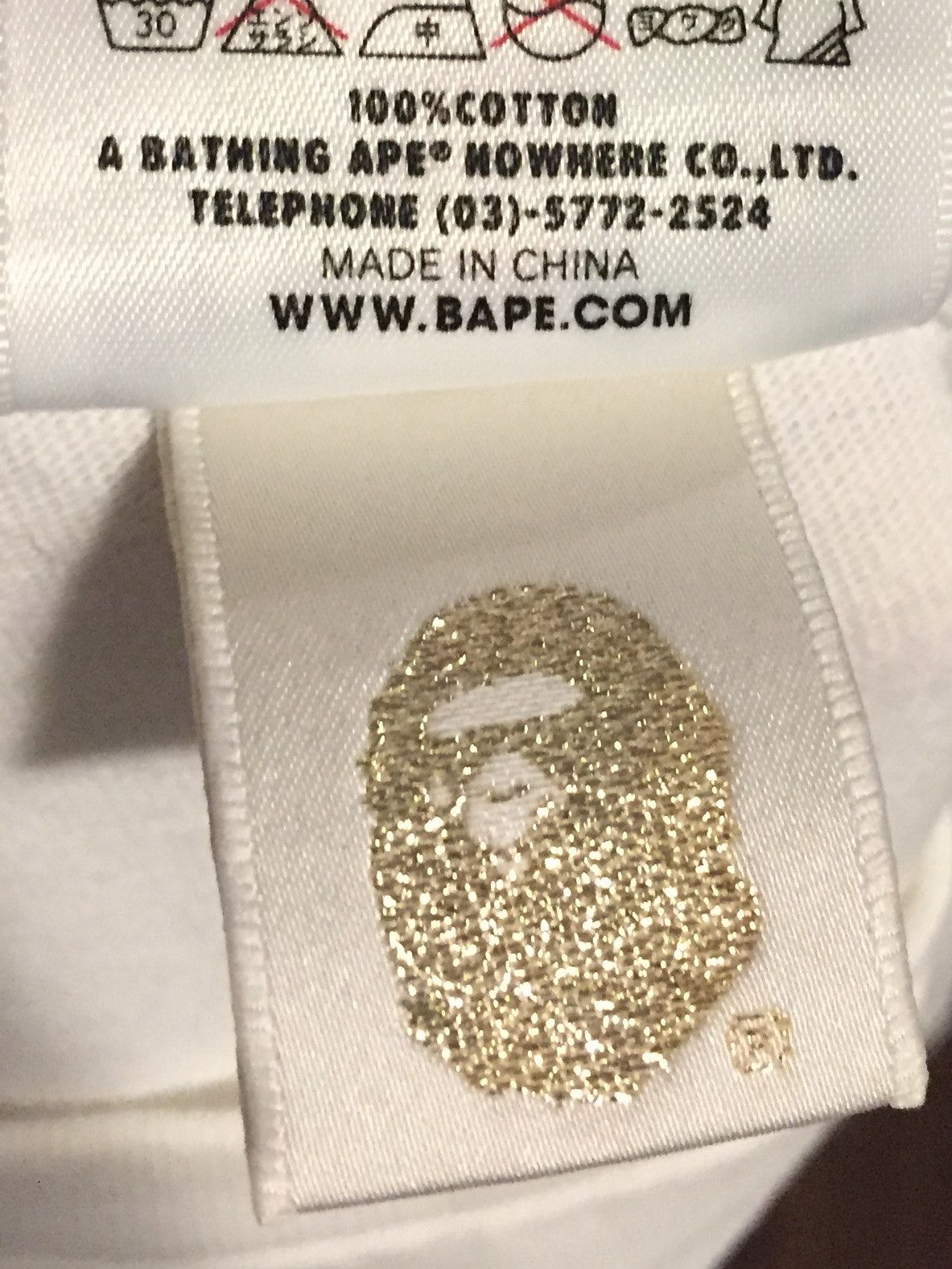 Bape Bape tee shirt Size US L / EU 52-54 / 3 - 6 Thumbnail