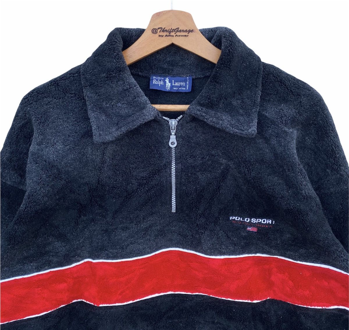 Polo Ralph Lauren Vtg Polo Sport by Ralph Lauren TwoTones Jacket Made in USA Size US L / EU 52-54 / 3 - 2 Thumbnail