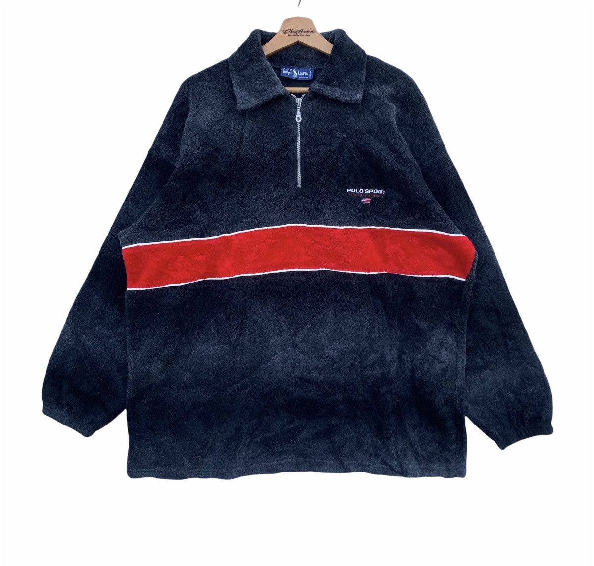 Polo Ralph Lauren Vtg Polo Sport by Ralph Lauren TwoTones Jacket Made in USA Size US L / EU 52-54 / 3 - 1 Thumbnail