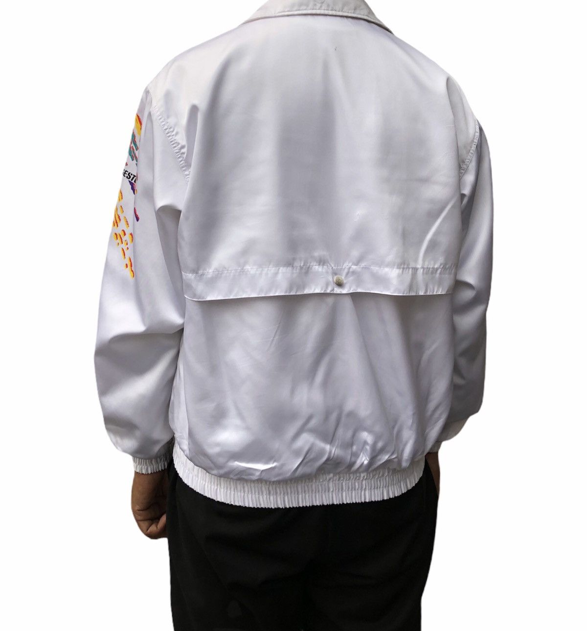 Vintage Vintage Bridgestone Sports satin bomber jacket Size US L / EU 52-54 / 3 - 10 Thumbnail