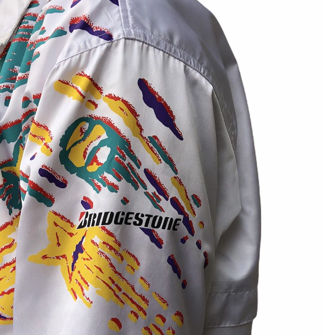 Vintage Vintage Bridgestone Sports satin bomber jacket Size US L / EU 52-54 / 3 - 8 Thumbnail