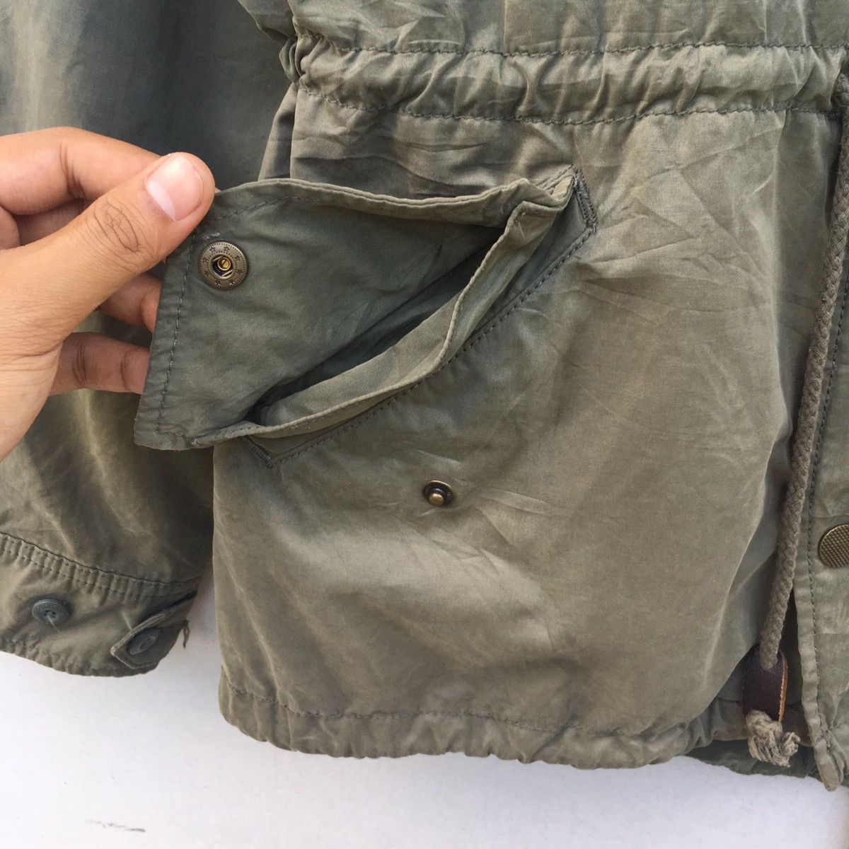 Japanese Brand Vintage Moussy Military Fishtail Parka Jacket Drawstring Size US M / EU 48-50 / 2 - 9 Thumbnail