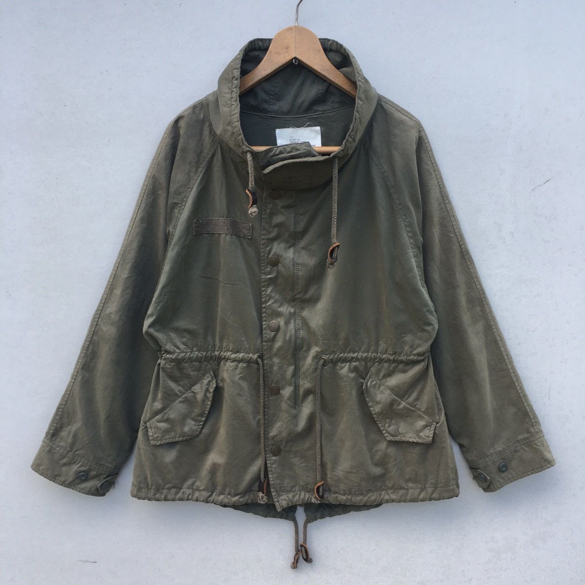 Japanese Brand Vintage Moussy Military Fishtail Parka Jacket Drawstring Size US M / EU 48-50 / 2 - 1 Thumbnail