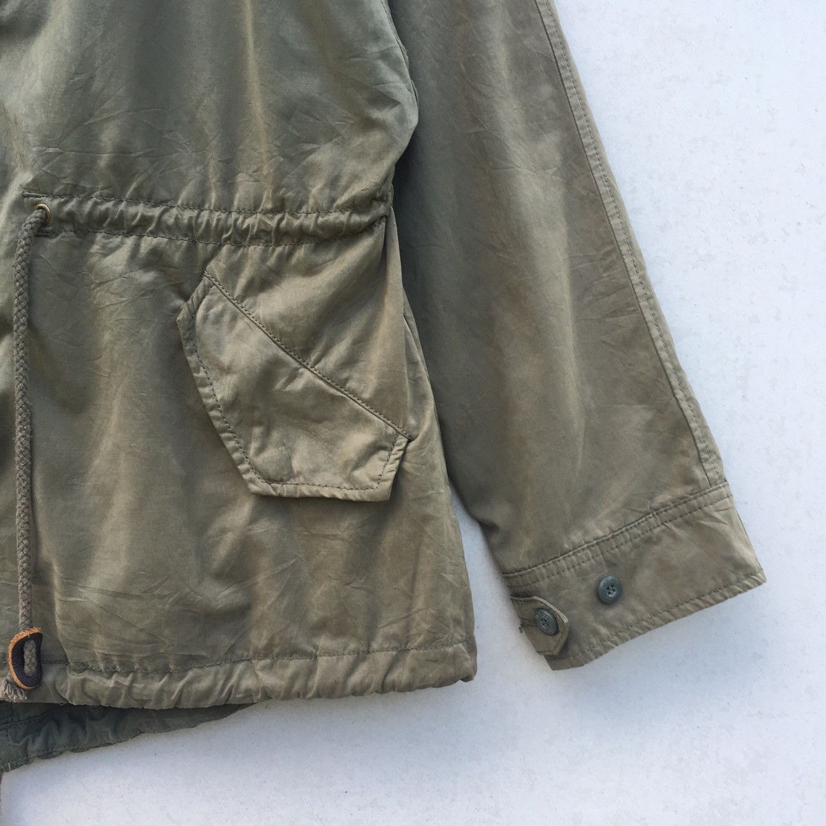Japanese Brand Vintage Moussy Military Fishtail Parka Jacket Drawstring Size US M / EU 48-50 / 2 - 6 Thumbnail