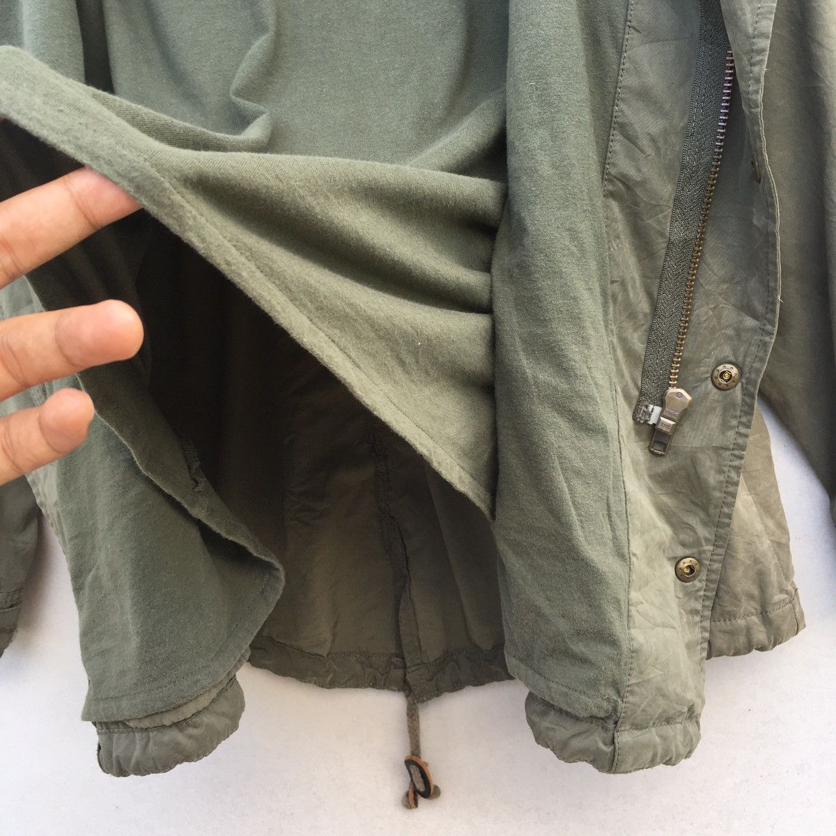 Japanese Brand Vintage Moussy Military Fishtail Parka Jacket Drawstring Size US M / EU 48-50 / 2 - 16 Thumbnail