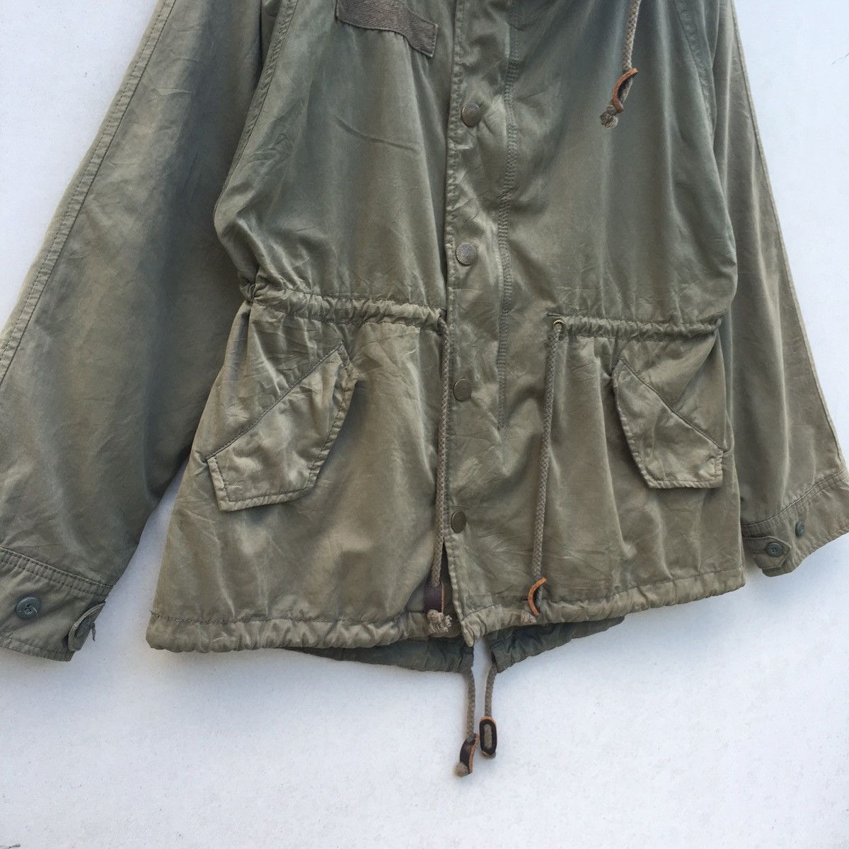 Japanese Brand Vintage Moussy Military Fishtail Parka Jacket Drawstring Size US M / EU 48-50 / 2 - 4 Thumbnail