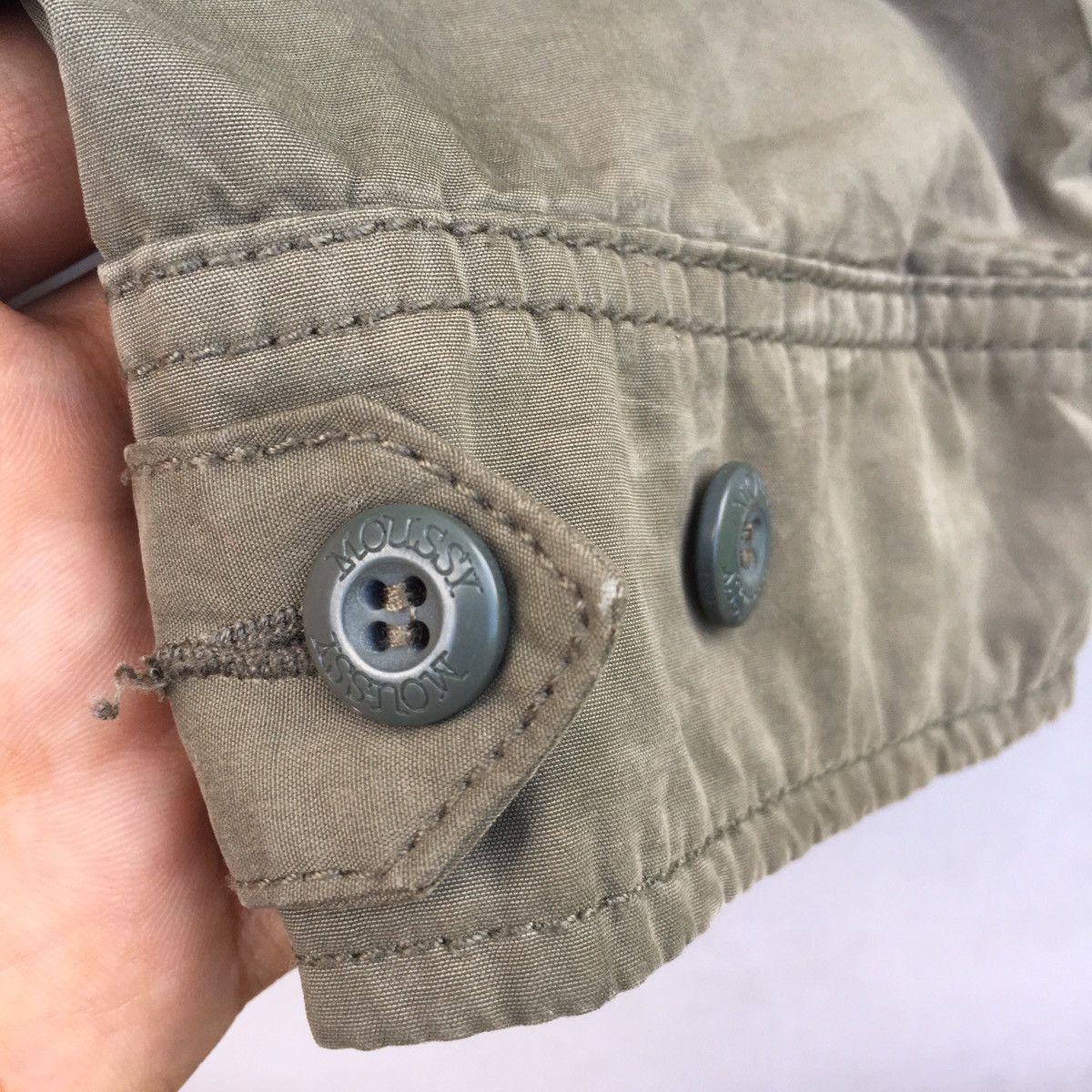 Japanese Brand Vintage Moussy Military Fishtail Parka Jacket Drawstring Size US M / EU 48-50 / 2 - 10 Thumbnail