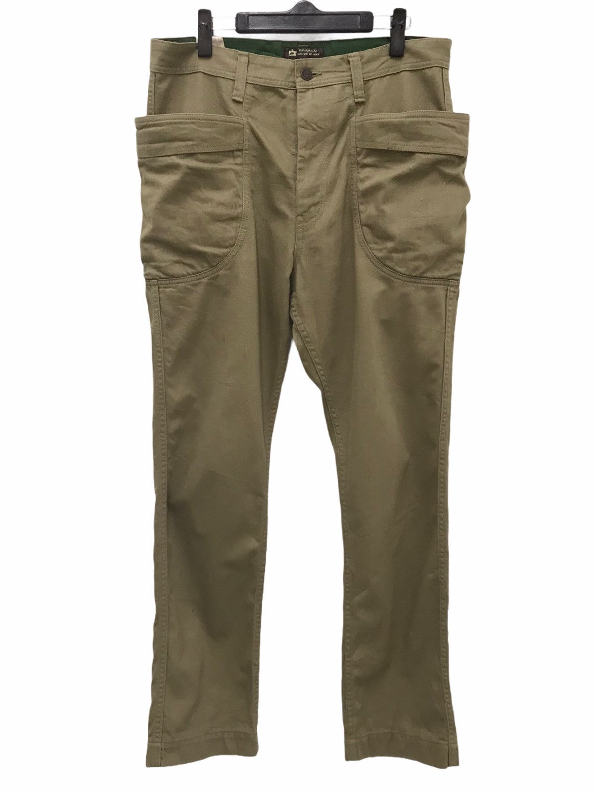 Japanese Brand Mc Apache Big Double Multi Pocket Trousers Pants Size US 33 - 2 Thumbnail