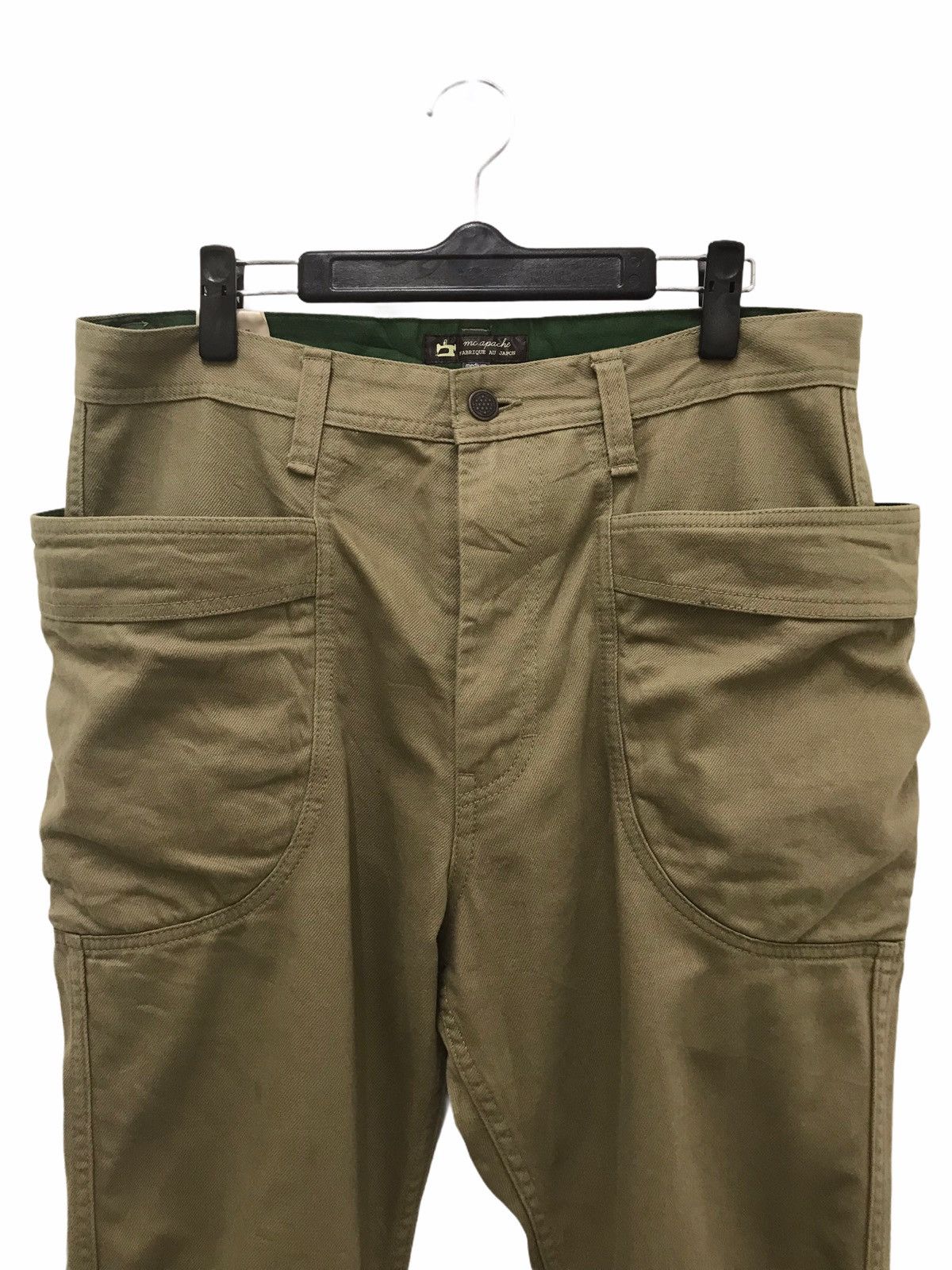 Japanese Brand Mc Apache Big Double Multi Pocket Trousers Pants Size US 33 - 3 Thumbnail