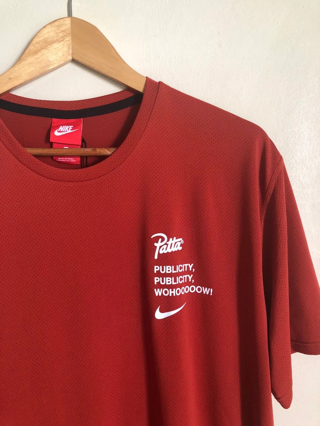 Nike Patta Nike X Patta Sport Publicity slogan jersey rare t shirt Grailed