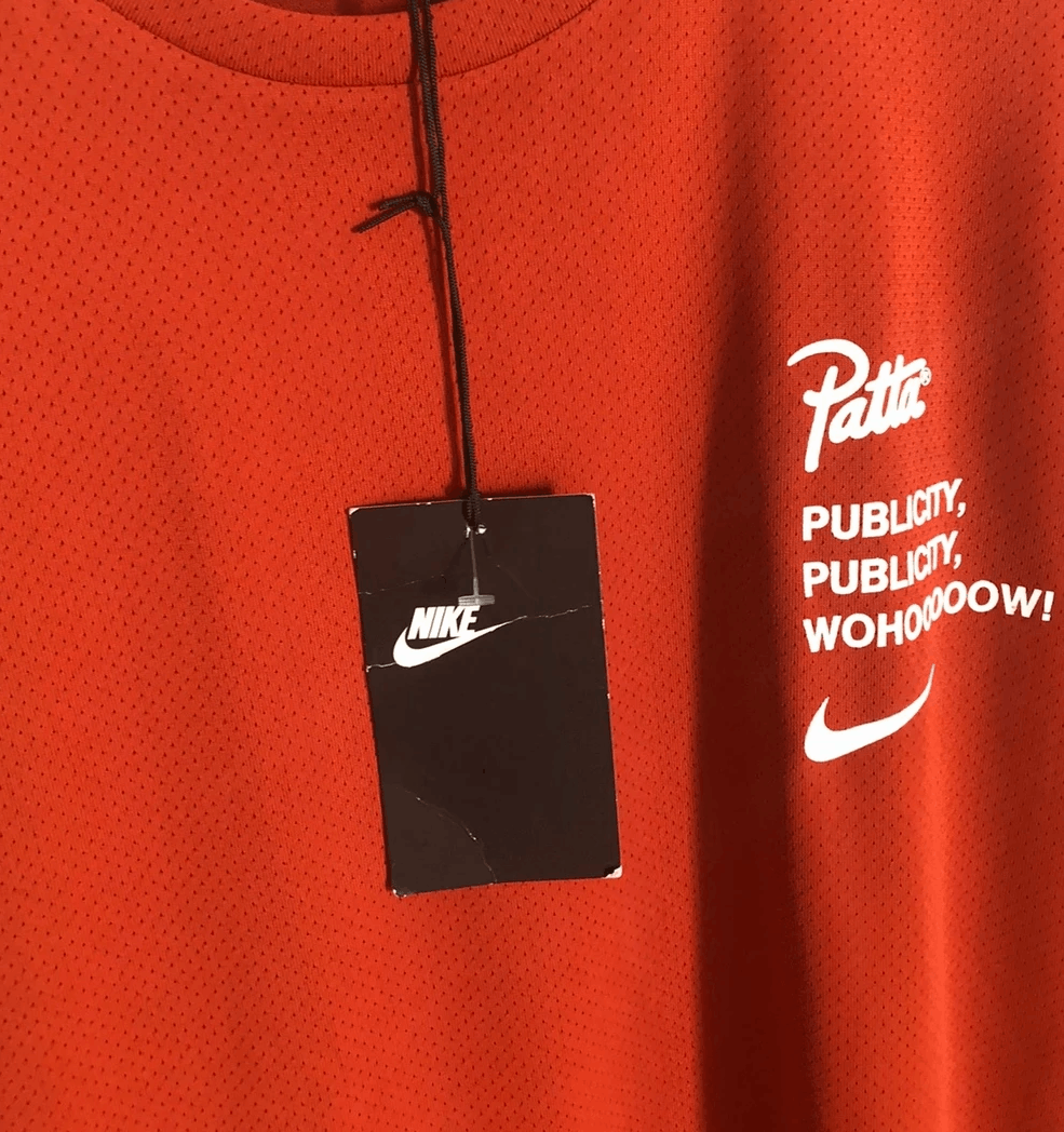 Nike × Patta Nike X Patta Sport Publicity slogan jersey rare t-shirt Size US XL / EU 56 / 4 - 3 Thumbnail