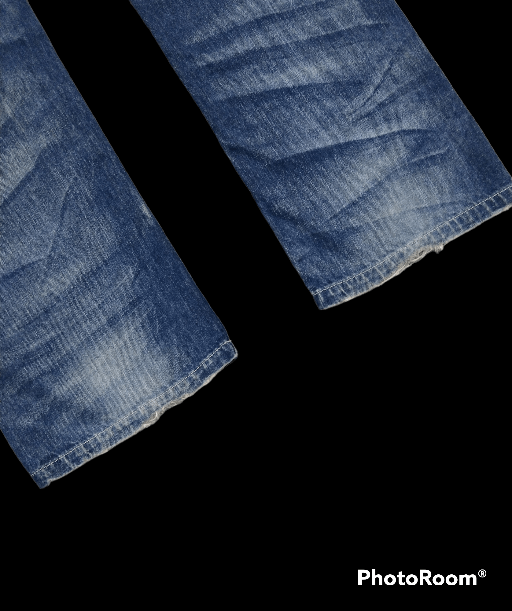 Japanese Brand WASHED BLUE STUDDED RUSS Size US 32 / EU 48 - 8 Thumbnail