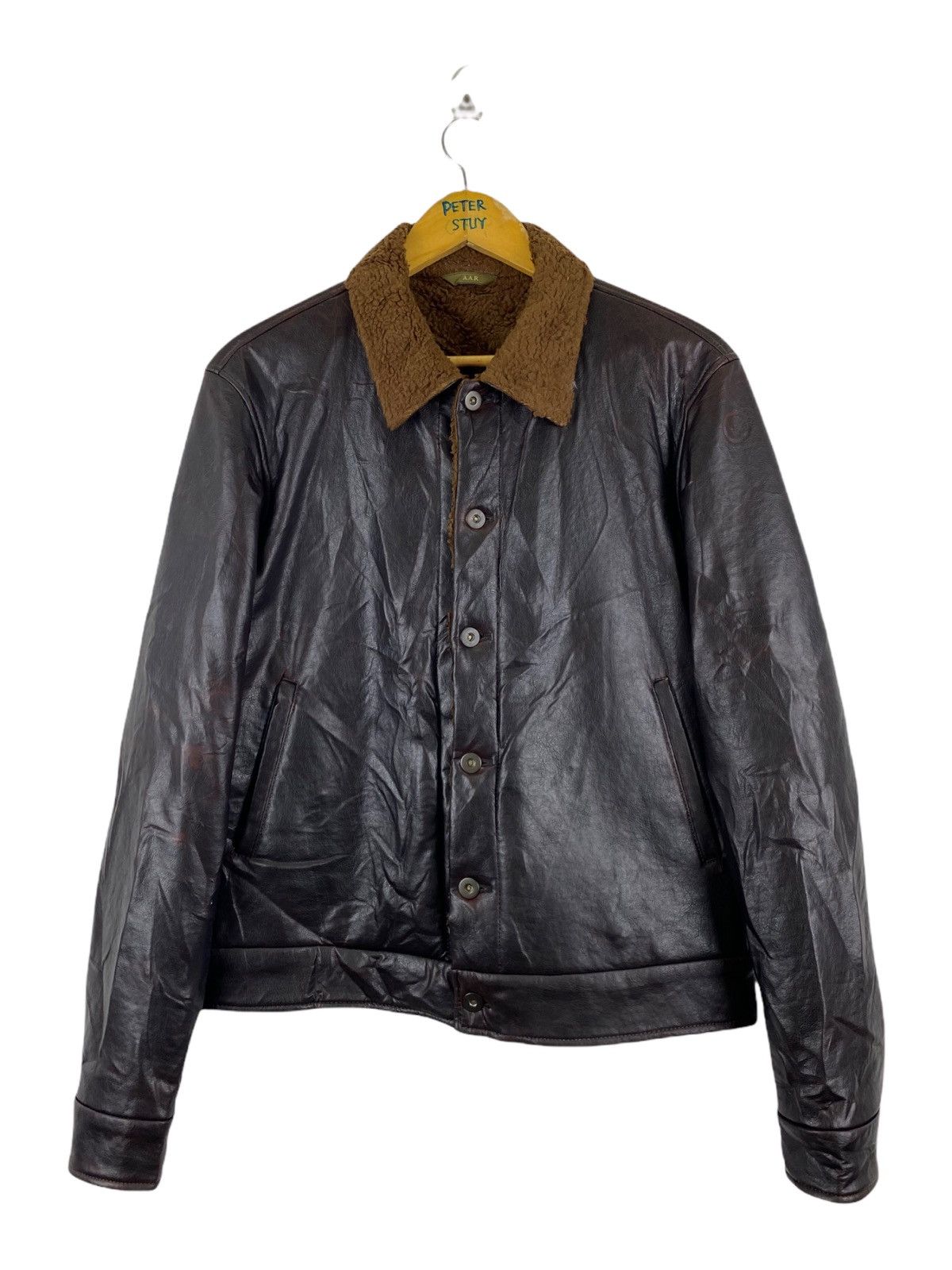 Yohji Yamamoto 🔥YOHJI YAMAMOTO AAR STUDIO SYNTHETIC LEATHER-GK299 Size US M / EU 48-50 / 2 - 2 Thumbnail