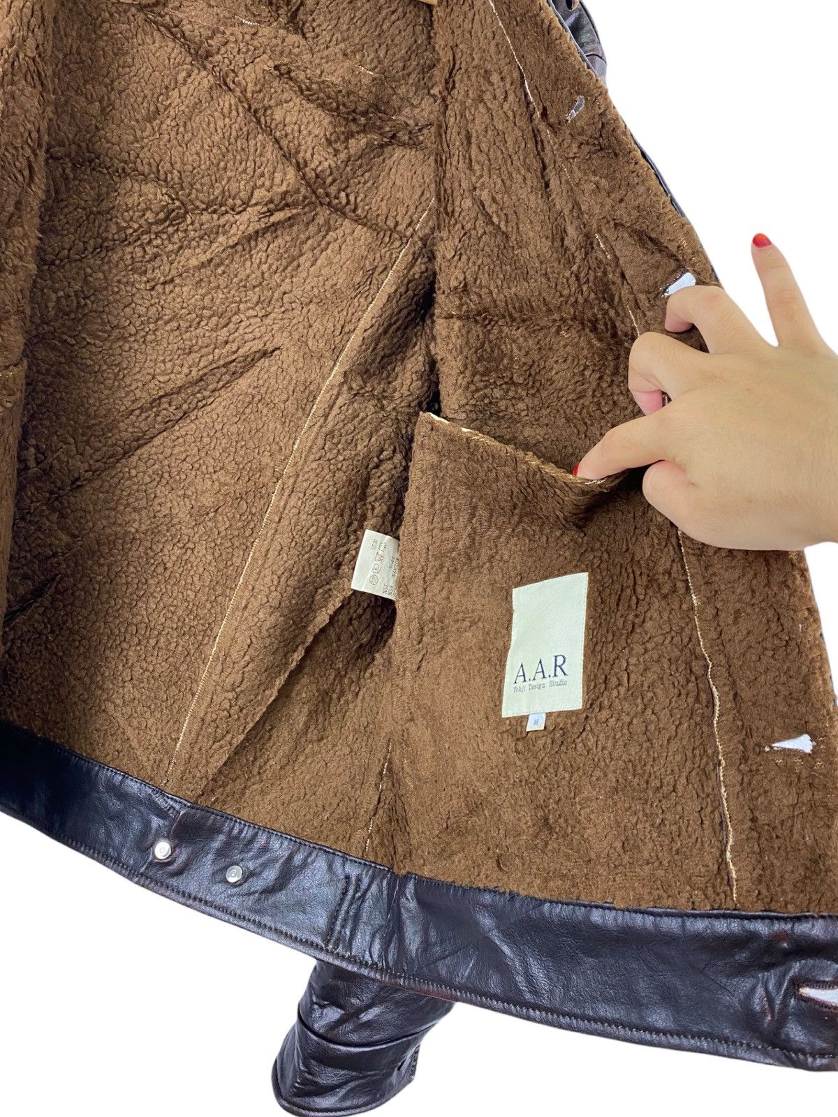 Yohji Yamamoto 🔥YOHJI YAMAMOTO AAR STUDIO SYNTHETIC LEATHER-GK299 Size US M / EU 48-50 / 2 - 12 Thumbnail