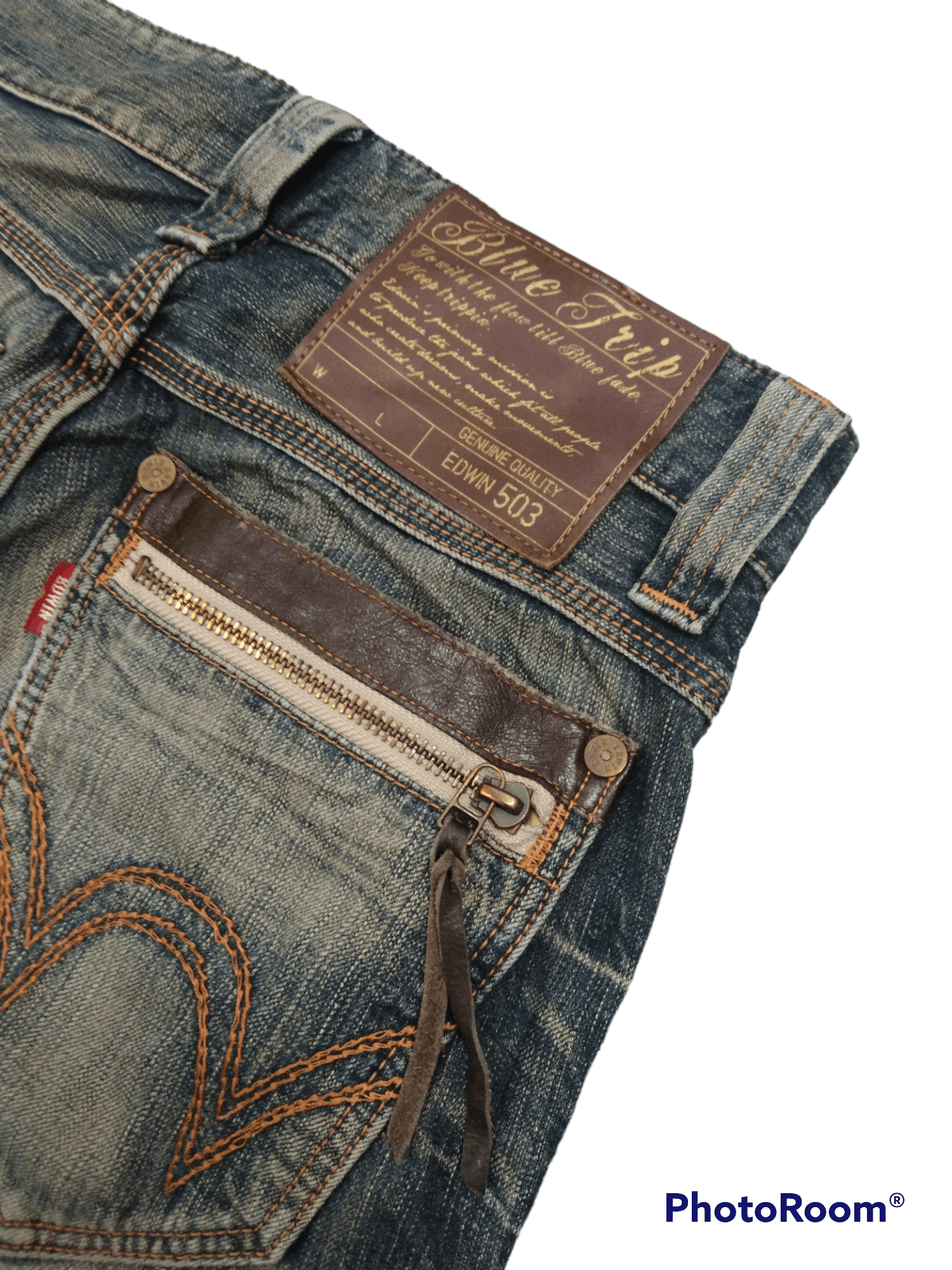 Edwin THRASH EDWIN BLUE TRIP 503 DENIM PANTS Size US 29 - 6 Thumbnail