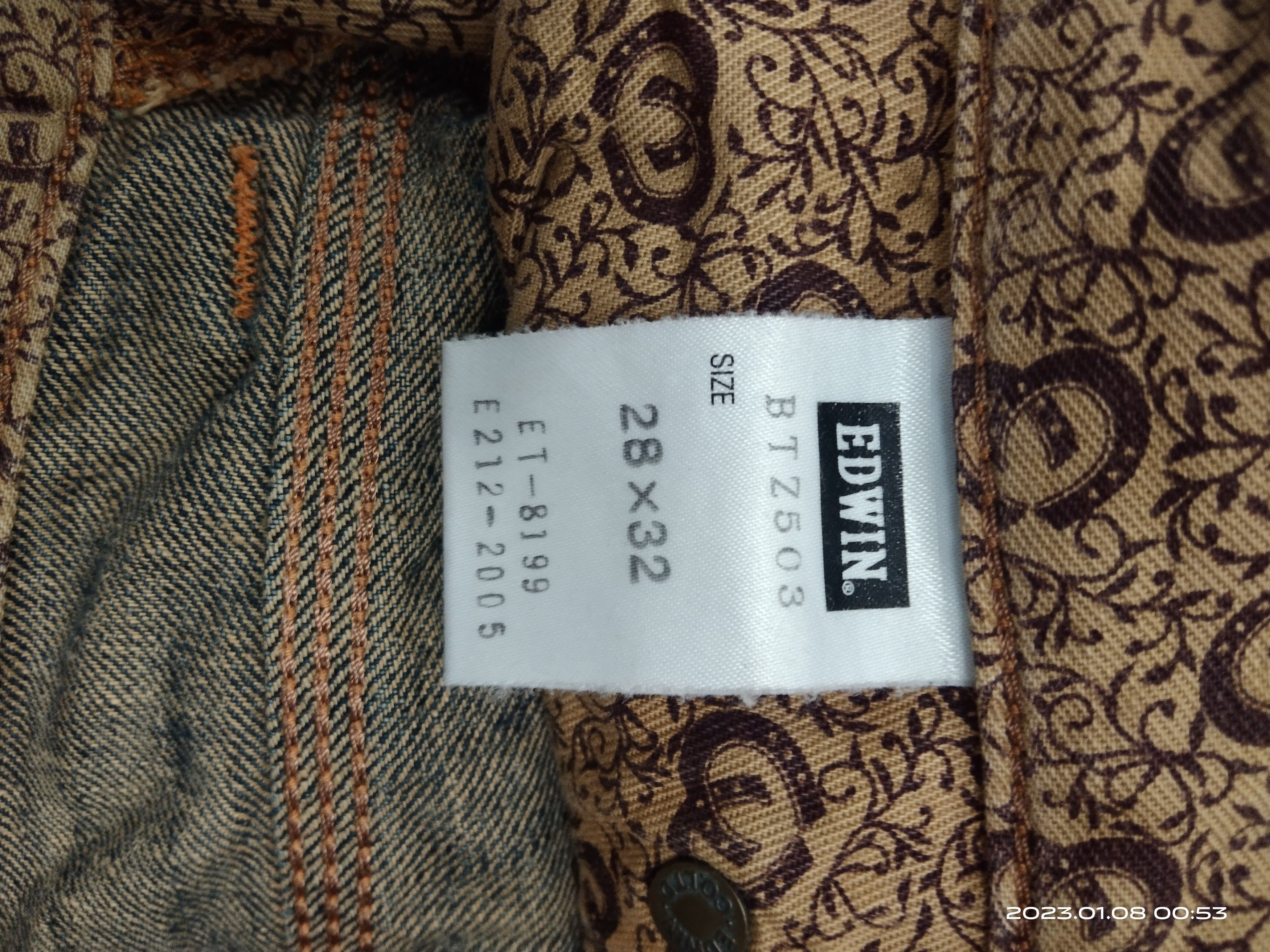 Edwin THRASH EDWIN BLUE TRIP 503 DENIM PANTS Size US 29 - 9 Thumbnail