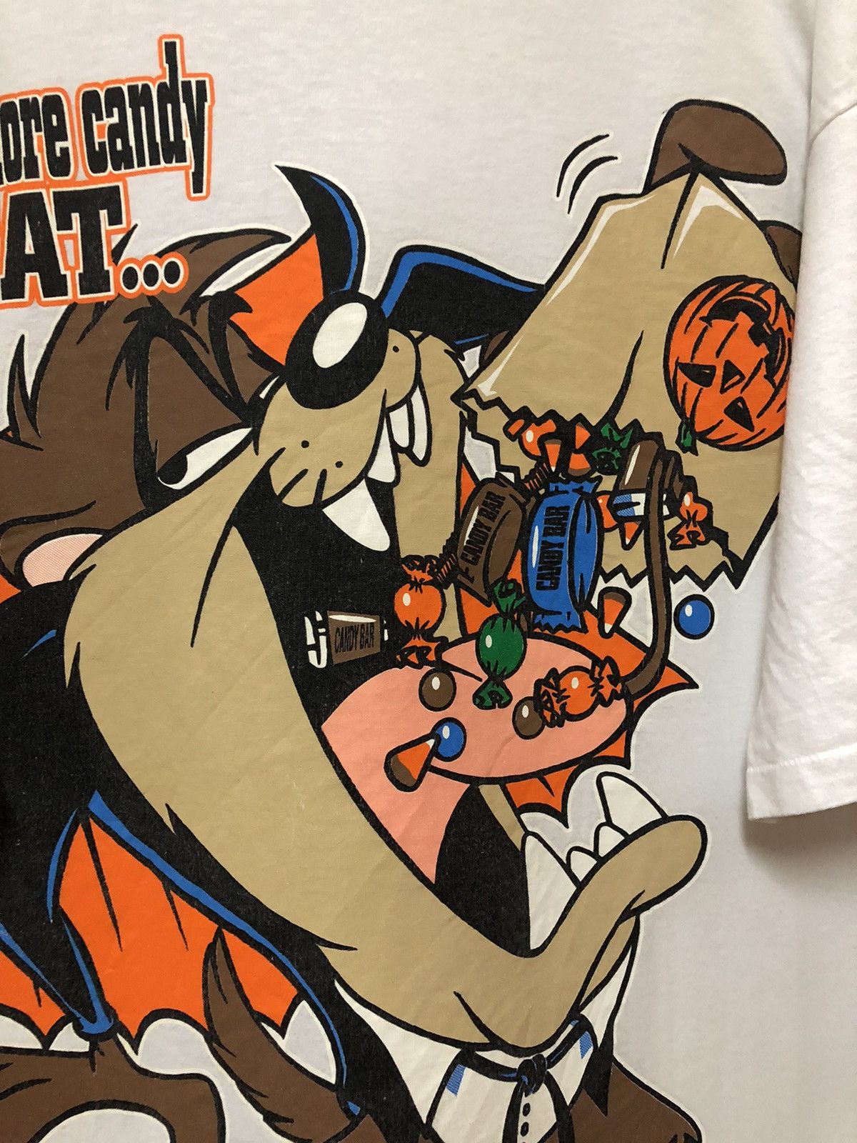 Vintage × Warner Bros Vintage Tazmania Looney Tunes Megaprint 1995 Nice Tee Shirt Size US XL / EU 56 / 4 - 4 Thumbnail