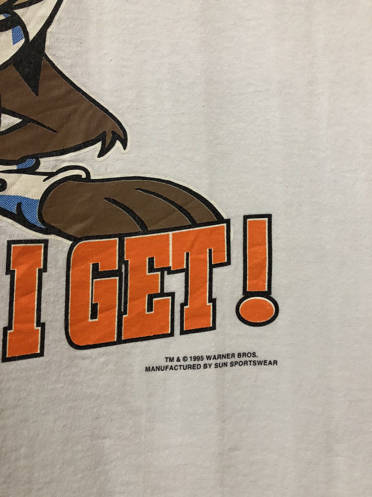 Vintage × Warner Bros Vintage Tazmania Looney Tunes Megaprint 1995 Nice Tee Shirt Size US XL / EU 56 / 4 - 3 Thumbnail