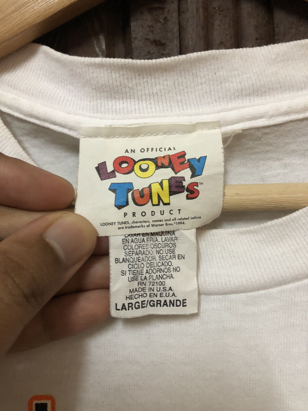 Vintage × Warner Bros Vintage Tazmania Looney Tunes Megaprint 1995 Nice Tee Shirt Size US XL / EU 56 / 4 - 6 Thumbnail