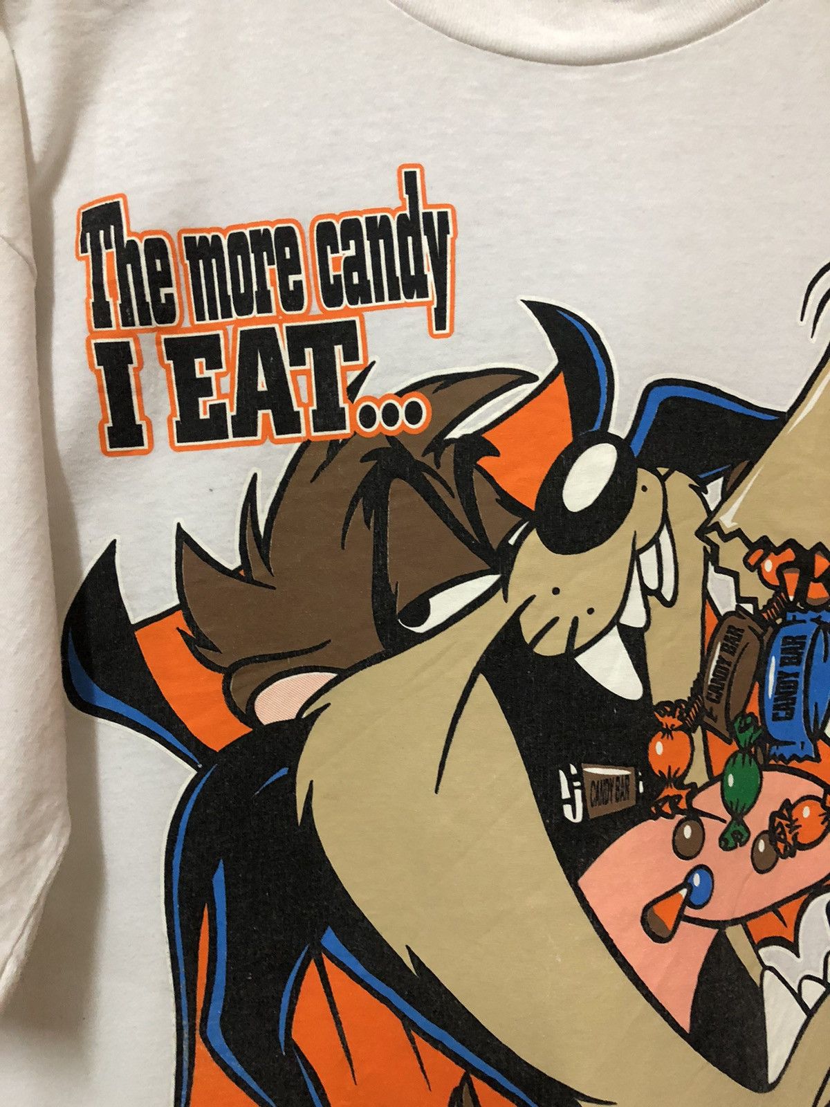 Vintage × Warner Bros Vintage Tazmania Looney Tunes Megaprint 1995 Nice Tee Shirt Size US XL / EU 56 / 4 - 5 Thumbnail