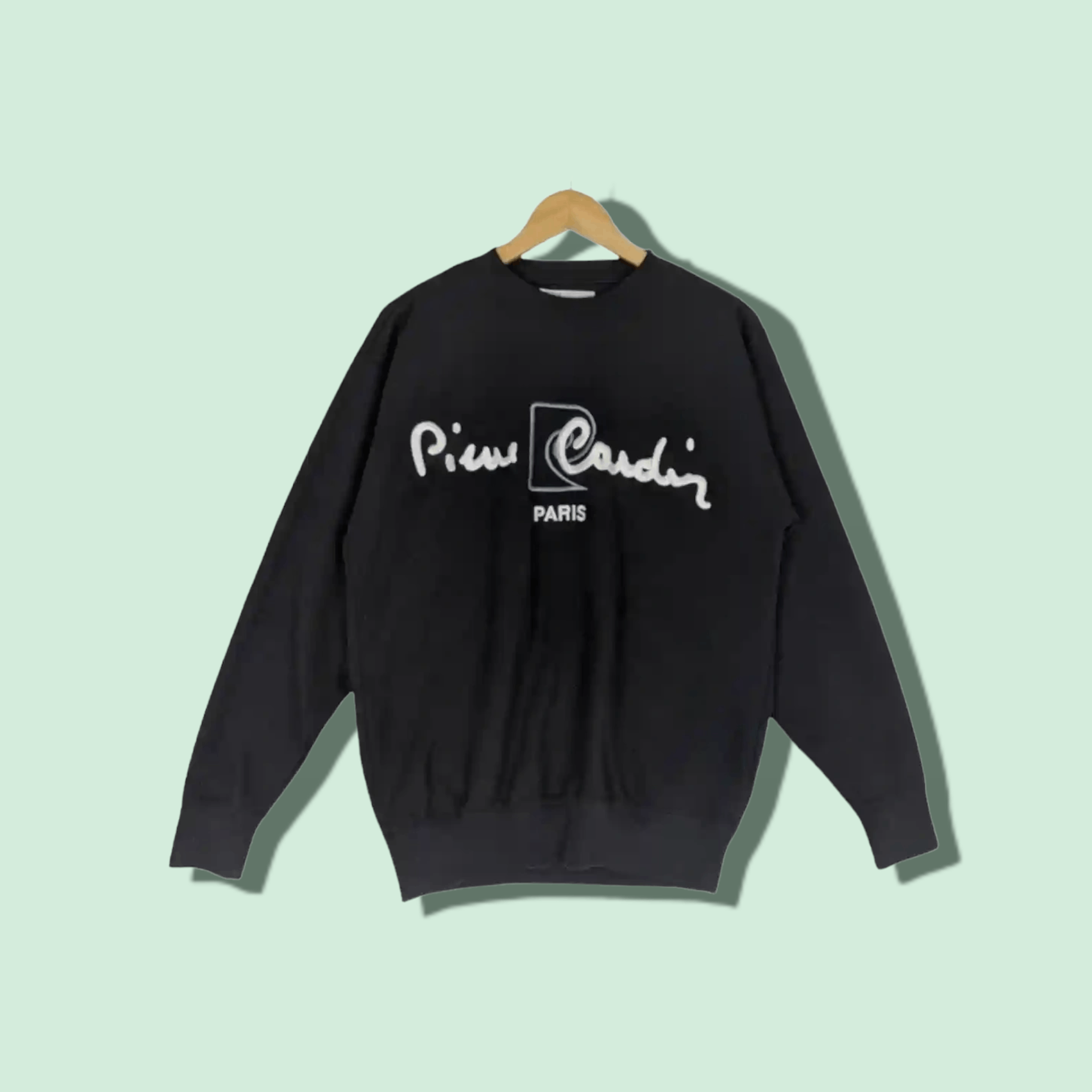 Pierre Cardin PIERRE CARDIN Big Logo Spell Out Jumper Sweatshirt Size US M / EU 48-50 / 2 - 1 Thumbnail