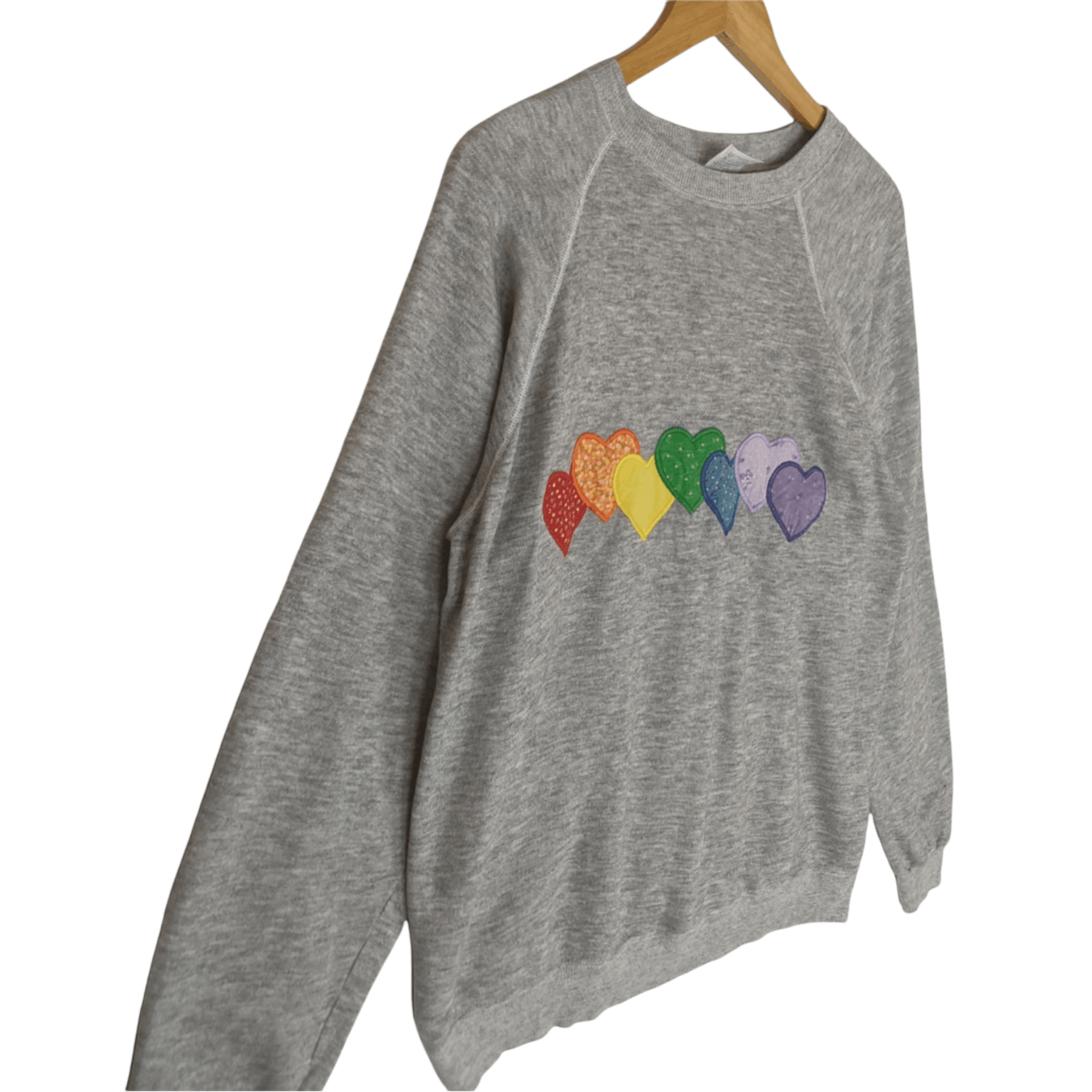 Hanes Vintage 80's HANES Love Custom Jumper Sweatshirt Size US M / EU 48-50 / 2 - 3 Thumbnail