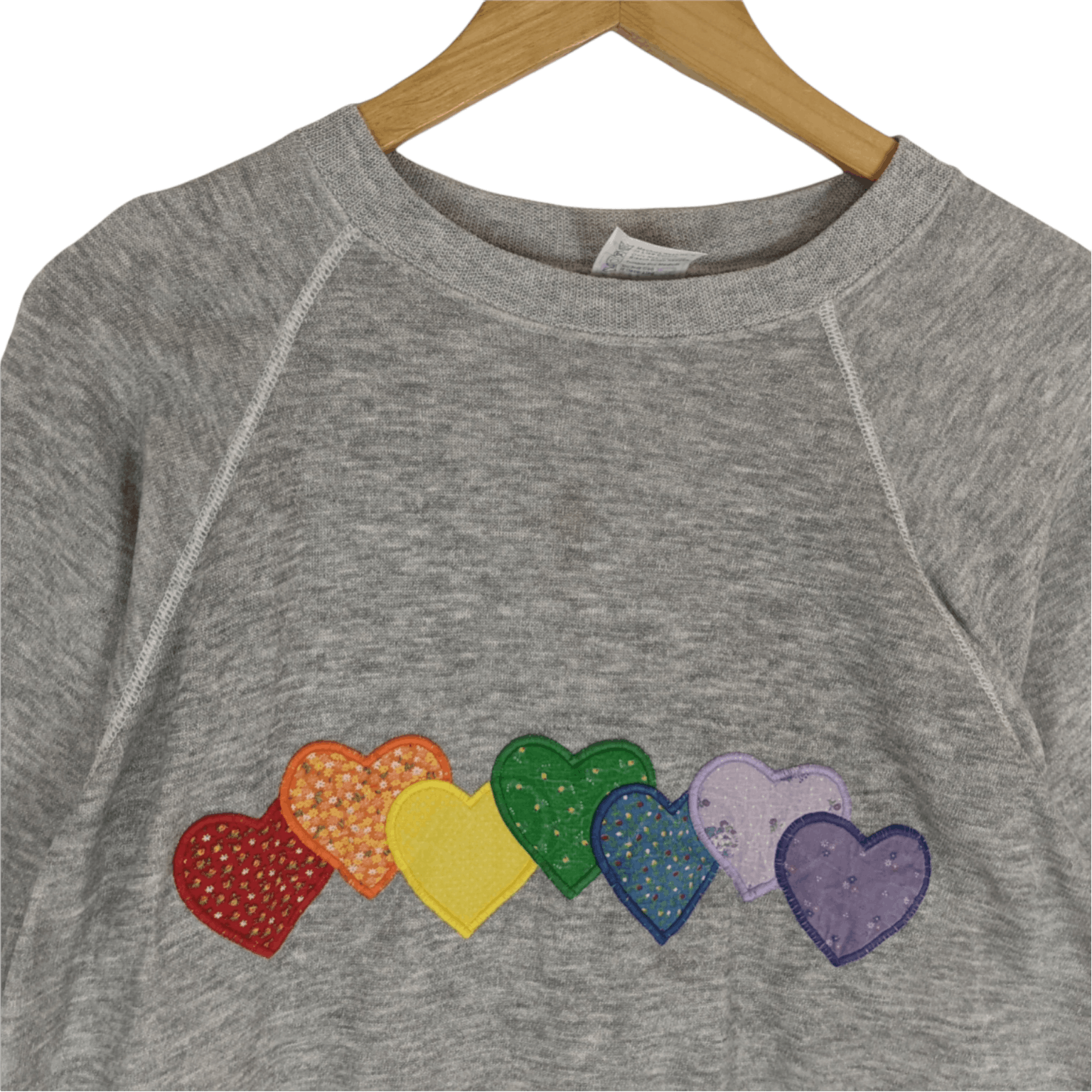 Hanes Vintage 80's HANES Love Custom Jumper Sweatshirt Size US M / EU 48-50 / 2 - 4 Thumbnail