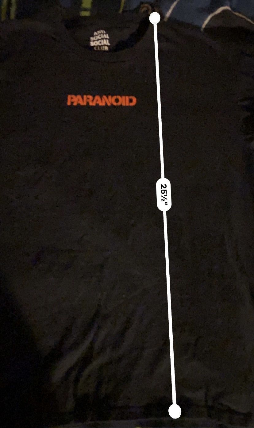Anti Social Social Club × Undefeated Undefeated x anti social social club Paranoid Shirt Size US XL / EU 56 / 4 - 5 Thumbnail