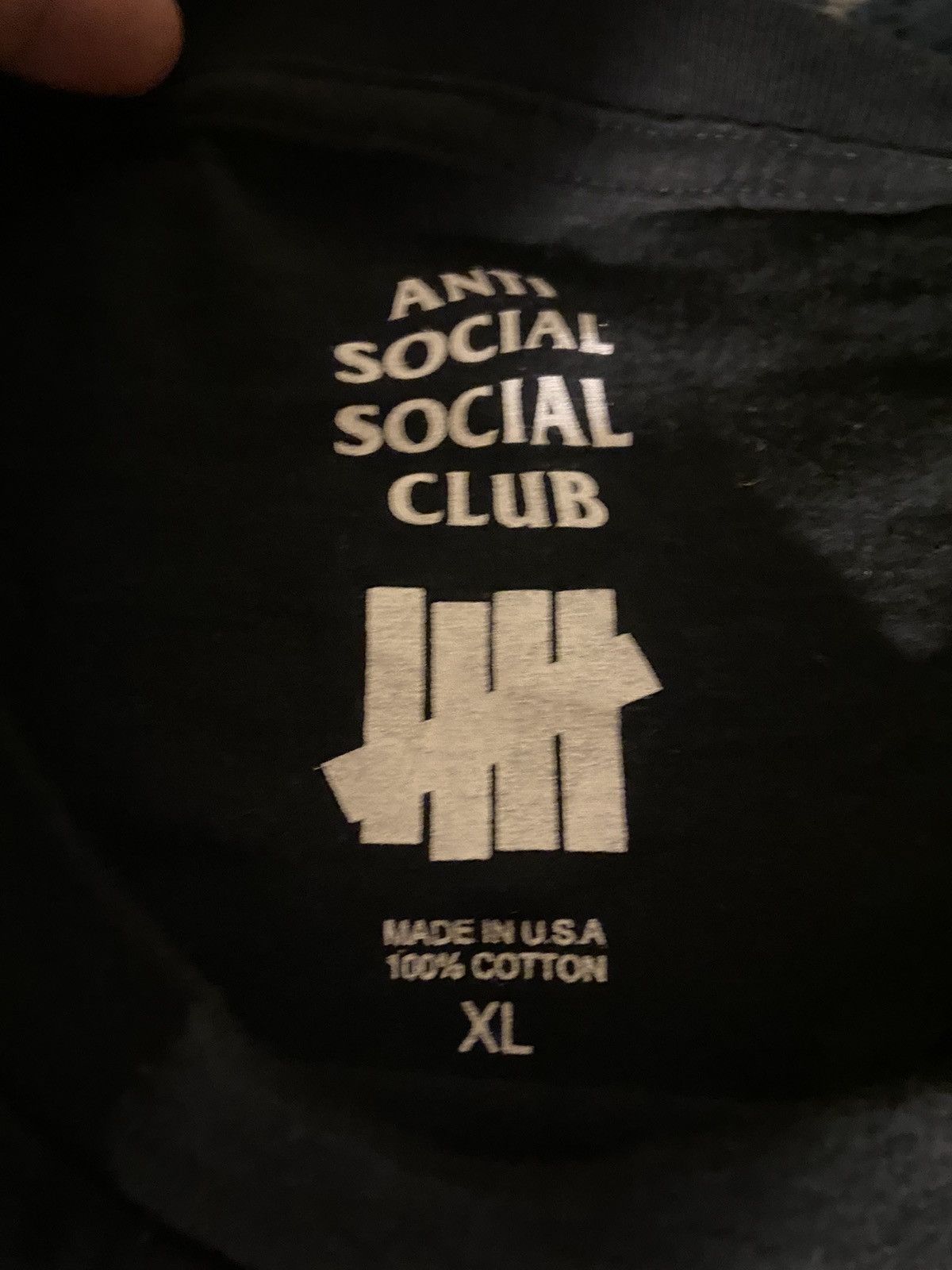 Anti Social Social Club × Undefeated Undefeated x anti social social club Paranoid Shirt Size US XL / EU 56 / 4 - 3 Thumbnail