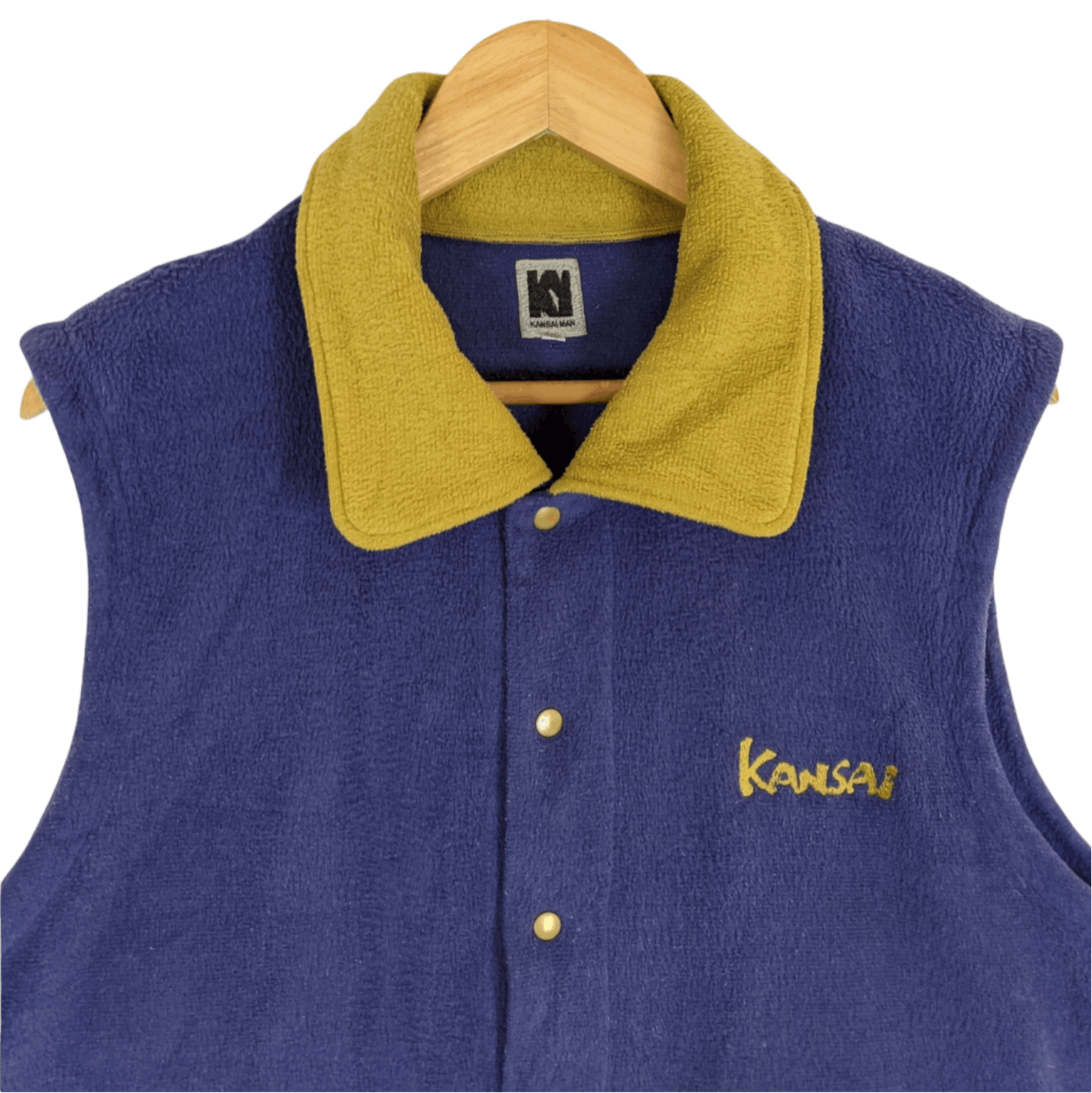 Japanese Brand KANSAI MAN Japan Fleece Vest Size US L / EU 52-54 / 3 - 4 Thumbnail