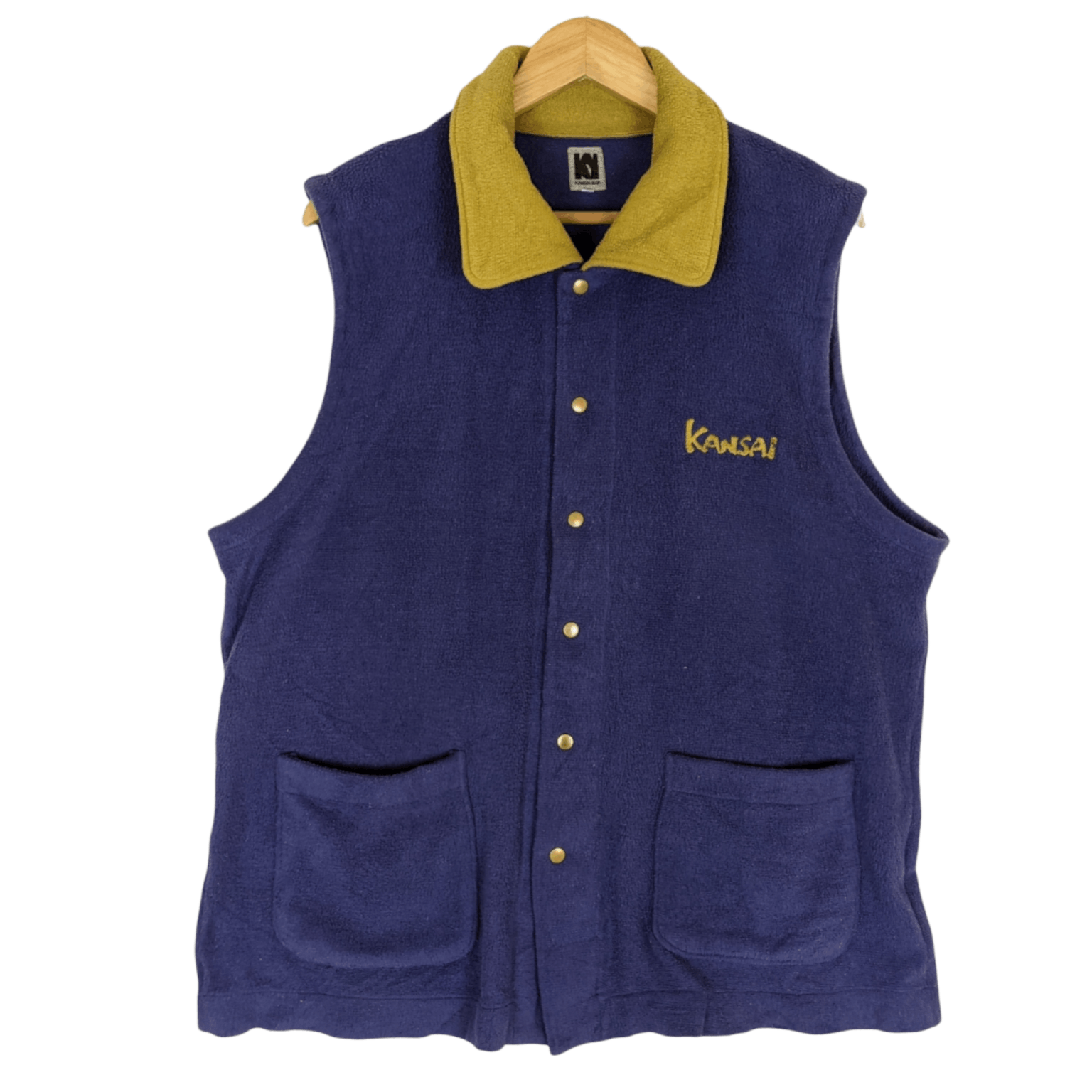 Japanese Brand KANSAI MAN Japan Fleece Vest Size US L / EU 52-54 / 3 - 3 Thumbnail