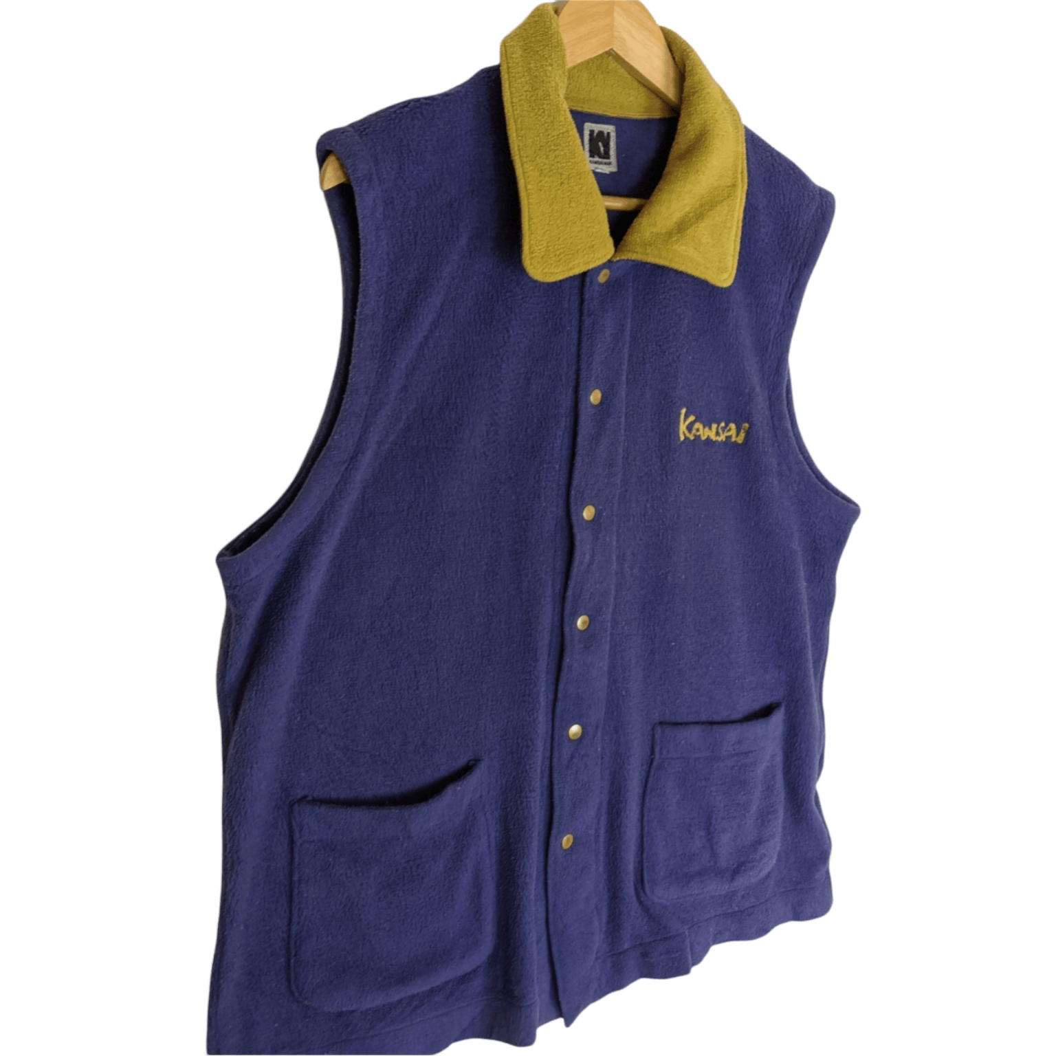 Japanese Brand KANSAI MAN Japan Fleece Vest Size US L / EU 52-54 / 3 - 2 Thumbnail