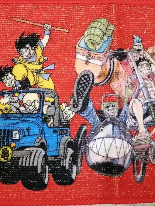 Anime × One Piece Shonen Jump x Coke 50th Anniversary Dry Muffler Scarf Size ONE SIZE - 4 Thumbnail