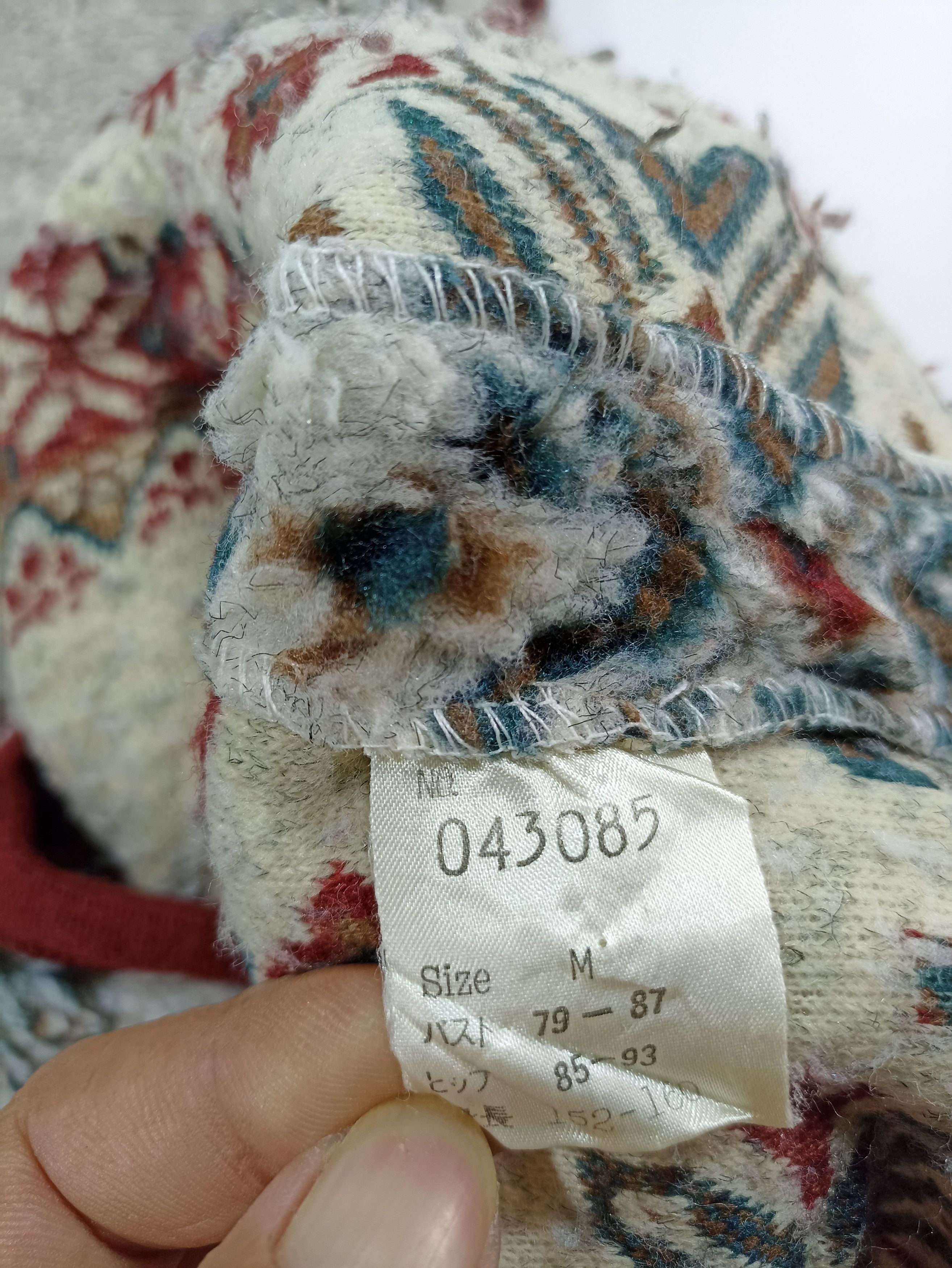 Japanese Brand × Vintage Vintage Ra Messes Sherpa Fleece Printed Jacket Size US M / EU 48-50 / 2 - 6 Thumbnail