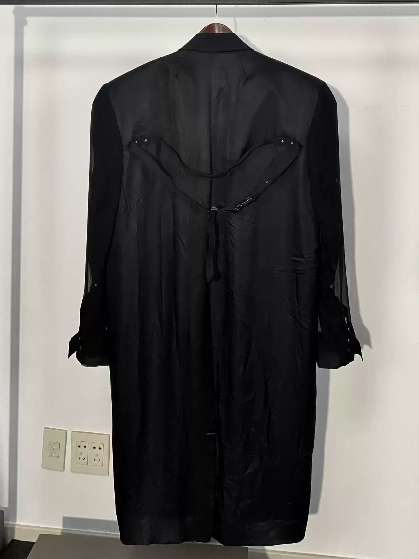 Rick Owens Rick Owens ro silk jumbo shoulder pad coat Size US M / EU 48-50 / 2 - 1 Thumbnail