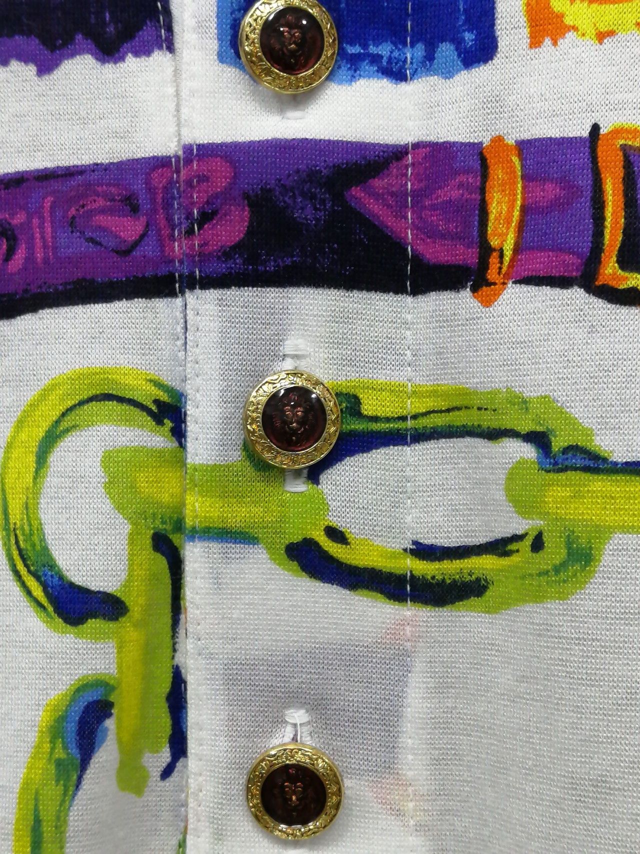 Japanese Brand Vintage 90's J`S Japan Baroque Design Polo Shirt Size US L / EU 52-54 / 3 - 5 Thumbnail