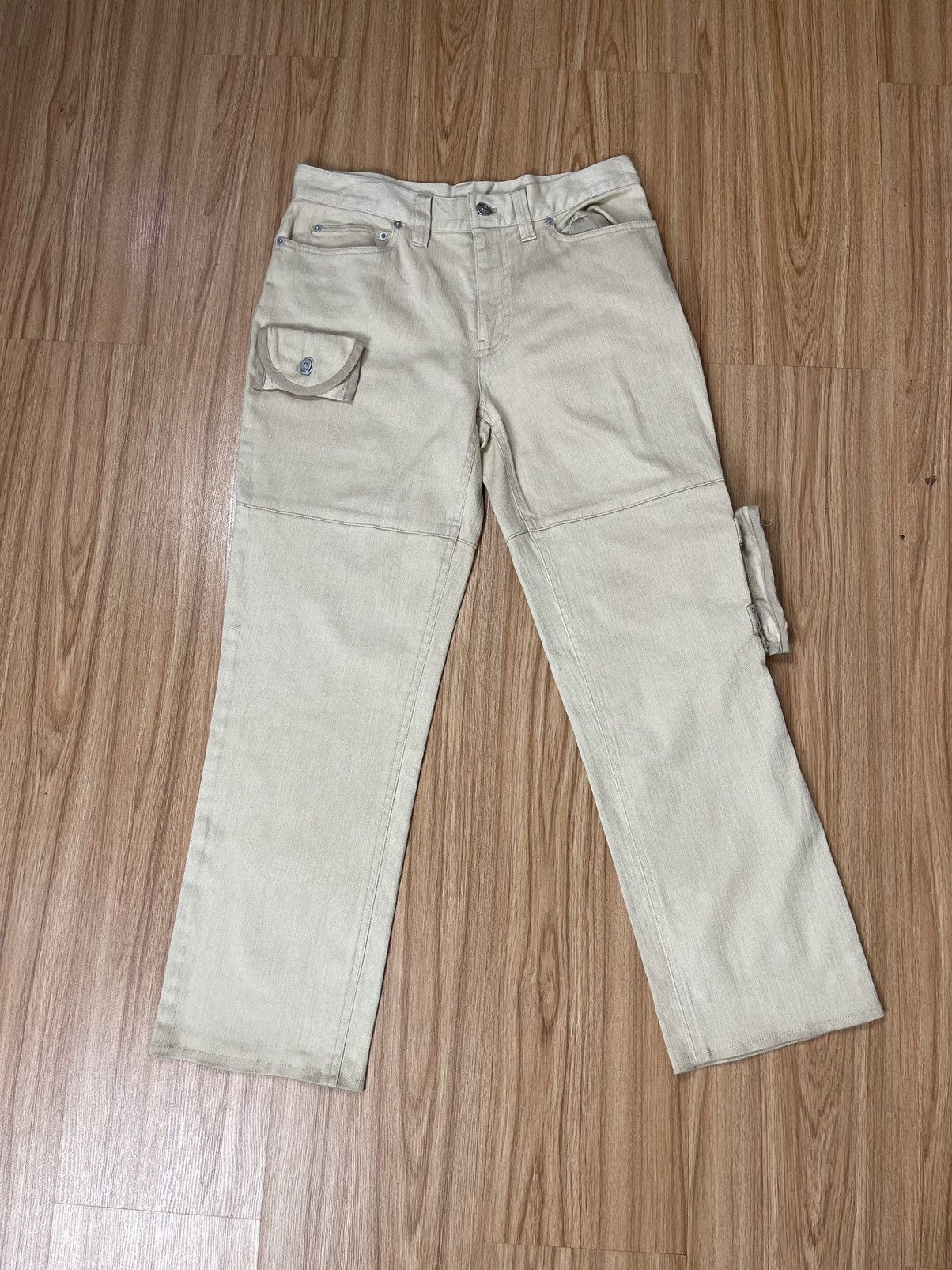 Japanese Brand DELETE ANYTIME‼️ Dope Bondage Cargo Pants Japanese Style Size US 28 / EU 44 - 4 Thumbnail