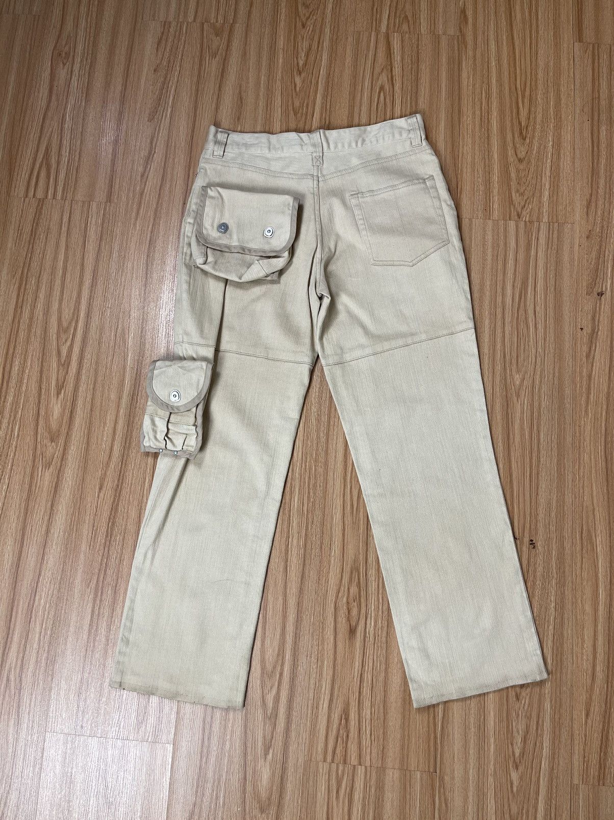 Japanese Brand DELETE ANYTIME‼️ Dope Bondage Cargo Pants Japanese Style Size US 28 / EU 44 - 2 Thumbnail