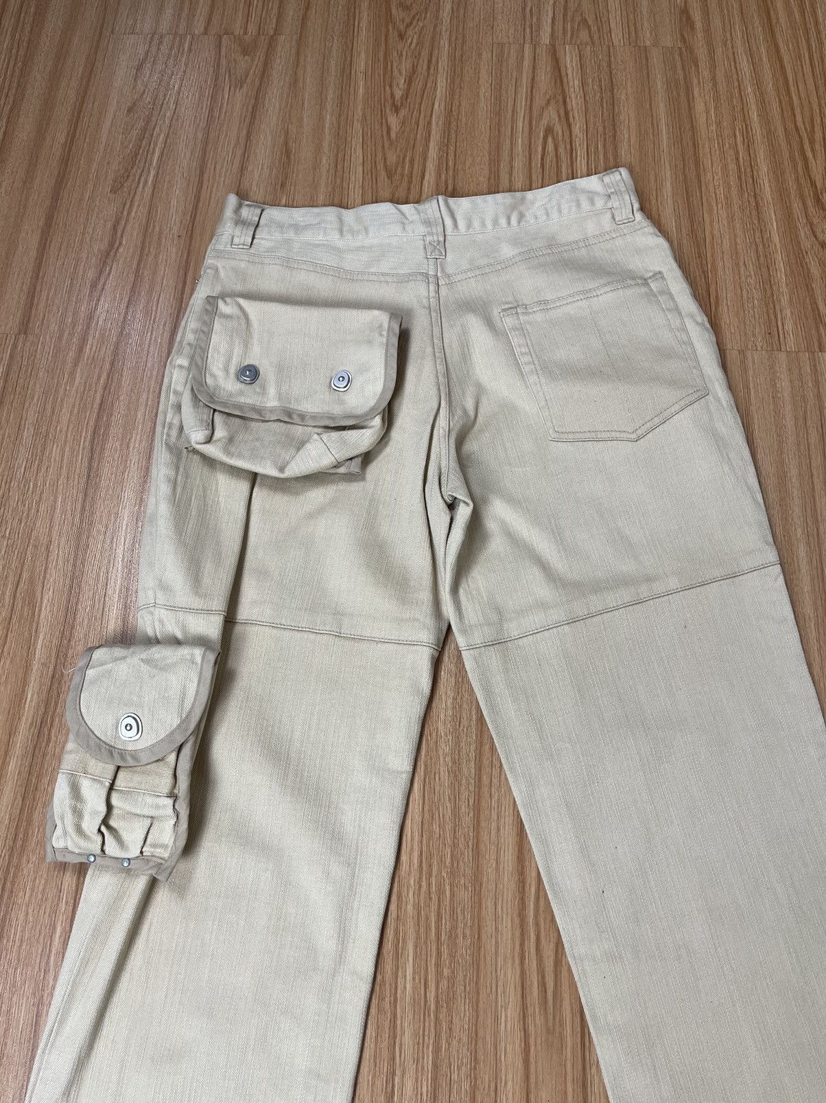 Japanese Brand DELETE ANYTIME‼️ Dope Bondage Cargo Pants Japanese Style Size US 28 / EU 44 - 3 Thumbnail