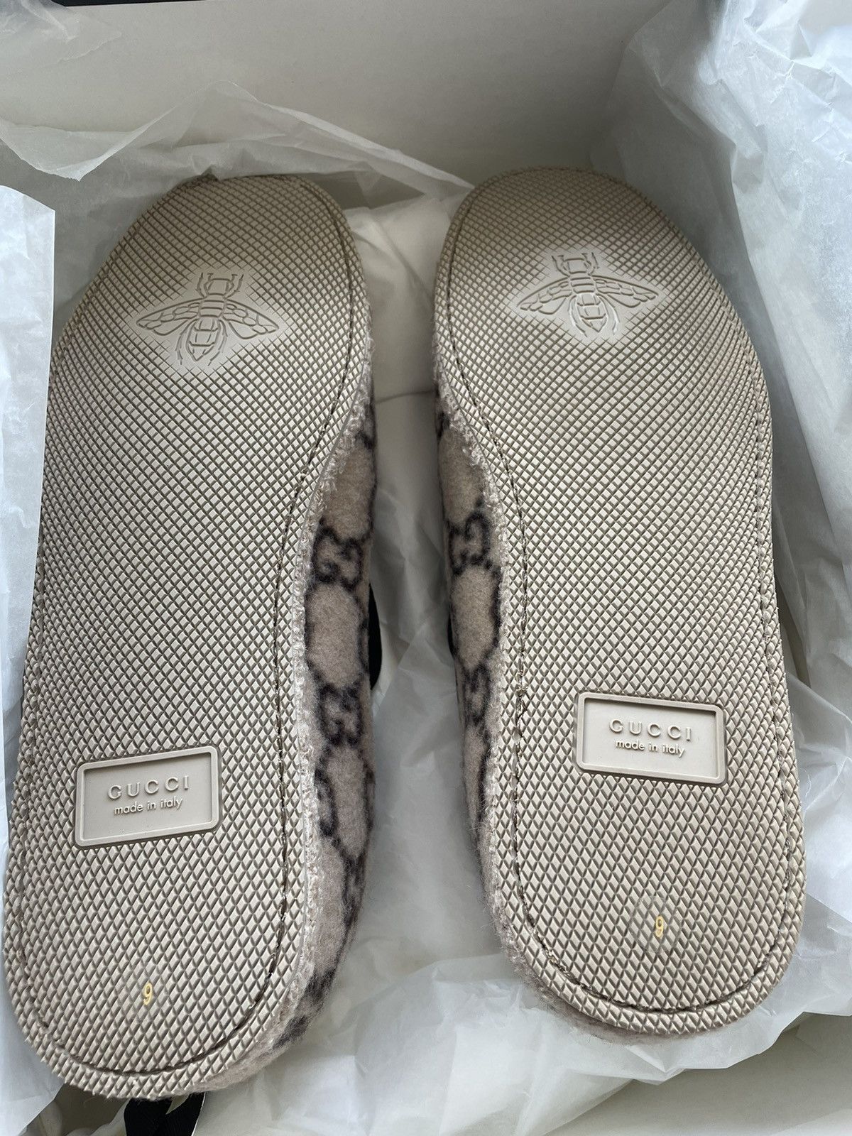 Gucci Limited Edition Rare 100% New GG Logo Shearling Loafer Shoes Size US 9.5 / EU 42-43 - 5 Thumbnail