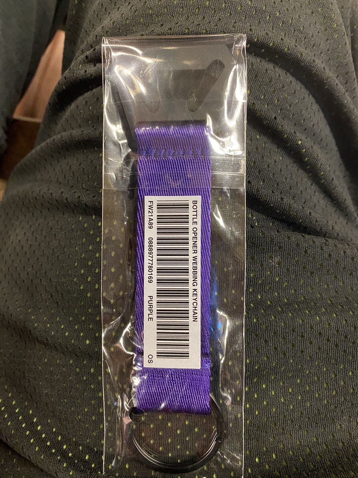 Supreme Bottle Opener Webbing Keychain (Purple) Size ONE SIZE - 2 Thumbnail